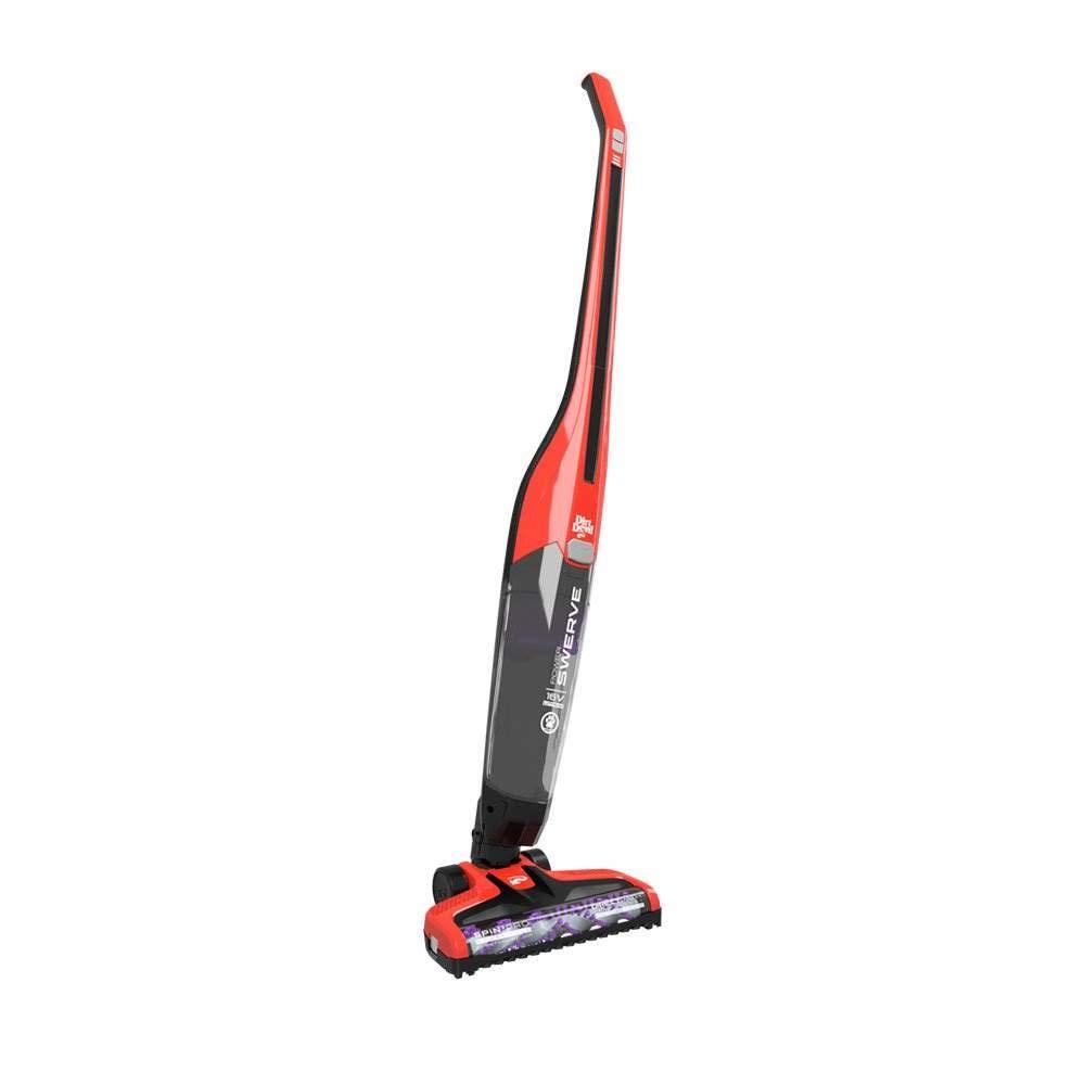 Dirt Devil Power Swerve Pet Cordless Stick Vacuum Cleaner for Carpet and Hard Floors, Lightweight and Red