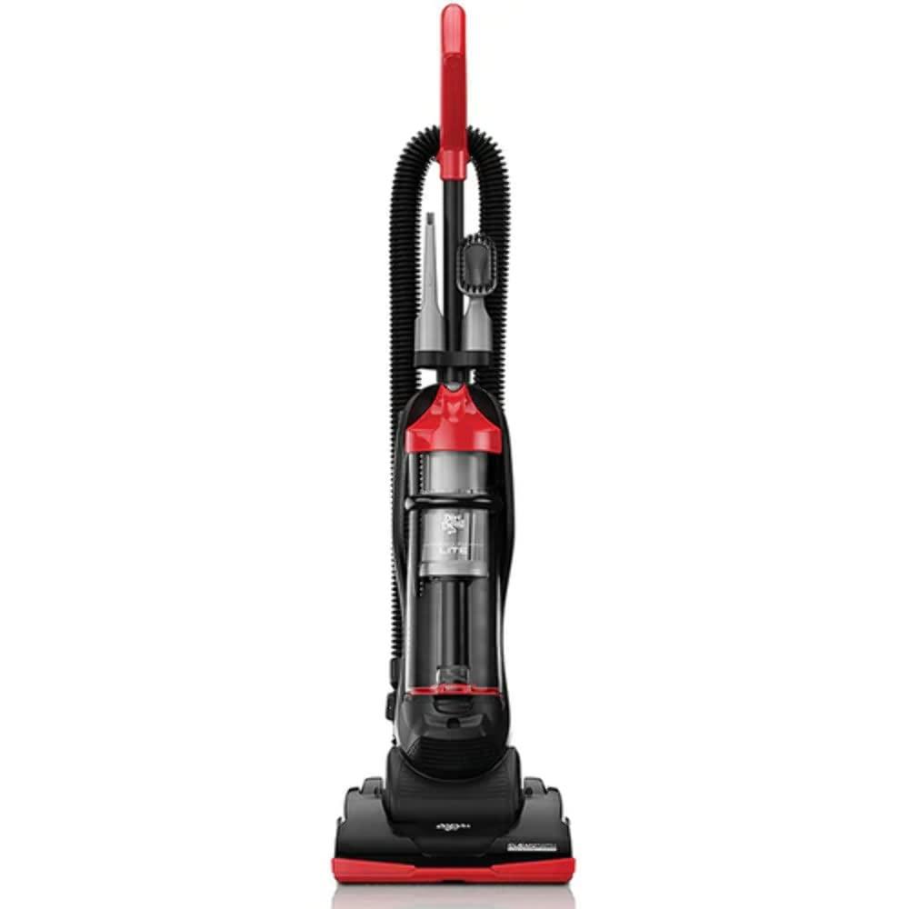 Lightweight Dirt Devil Endura Lite Bagless Vacuum Cleaner for Carpet and Hard Floors, Red