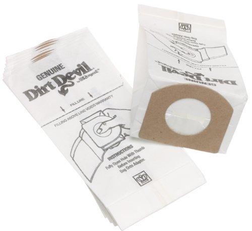 Genuine Dirt Devil Type G Handheld Vacuum Bags (6-Pack) 3010347001 Compatible with All Models featuring Paper Bag Adaptor