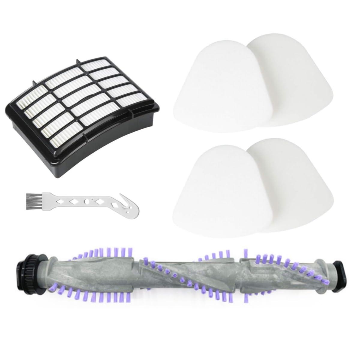 Replacement Filter and Roller Brush Set for Shark Navigator Lift-Away NV350, NV351, NV352, NV356E, NV355, NV356, NV358, NV360