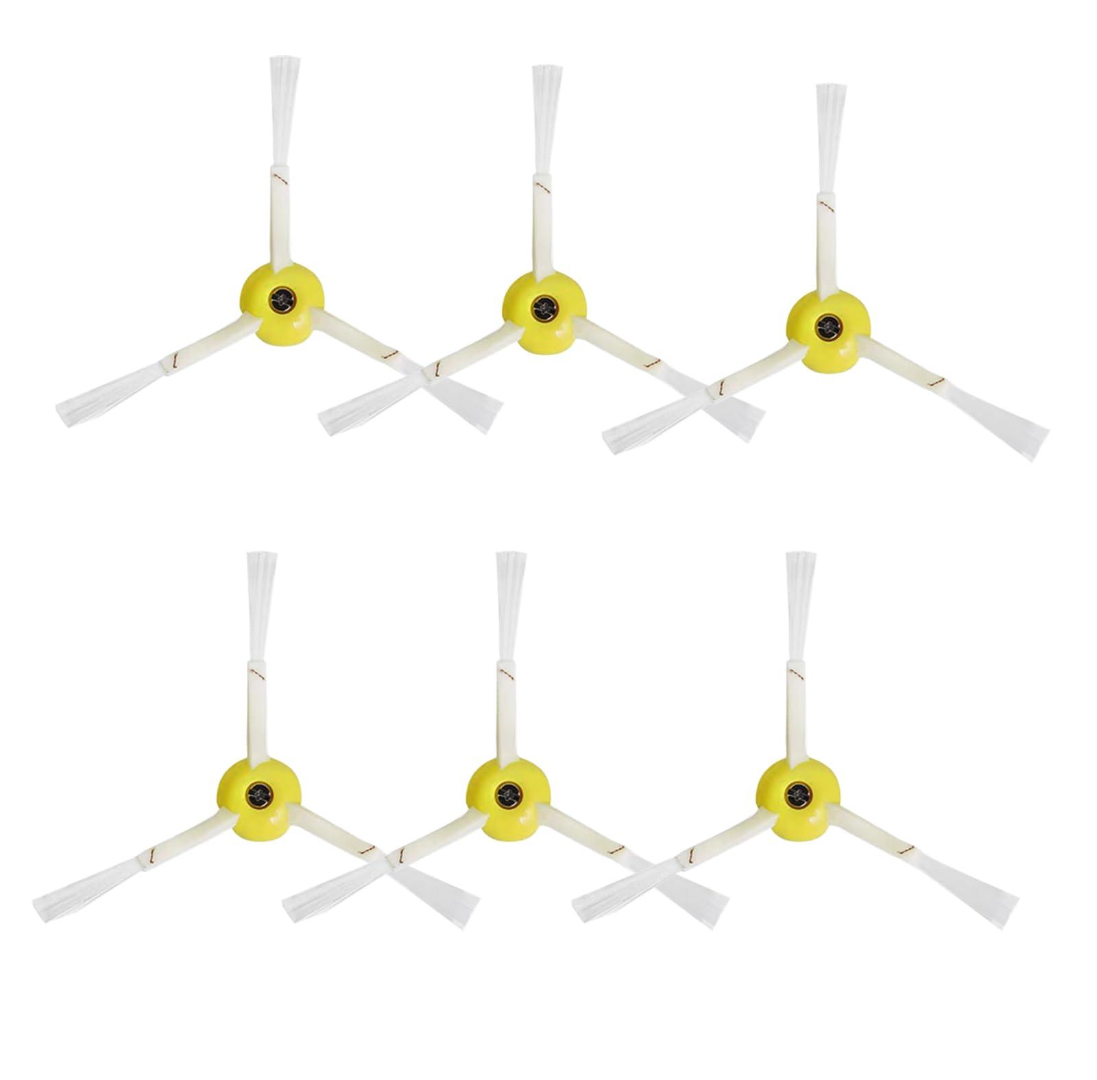 6-Pack Durable Side Brush Replacement Set for iRobot Roomba 500, 600, 700 Series Vacuum Cleaners