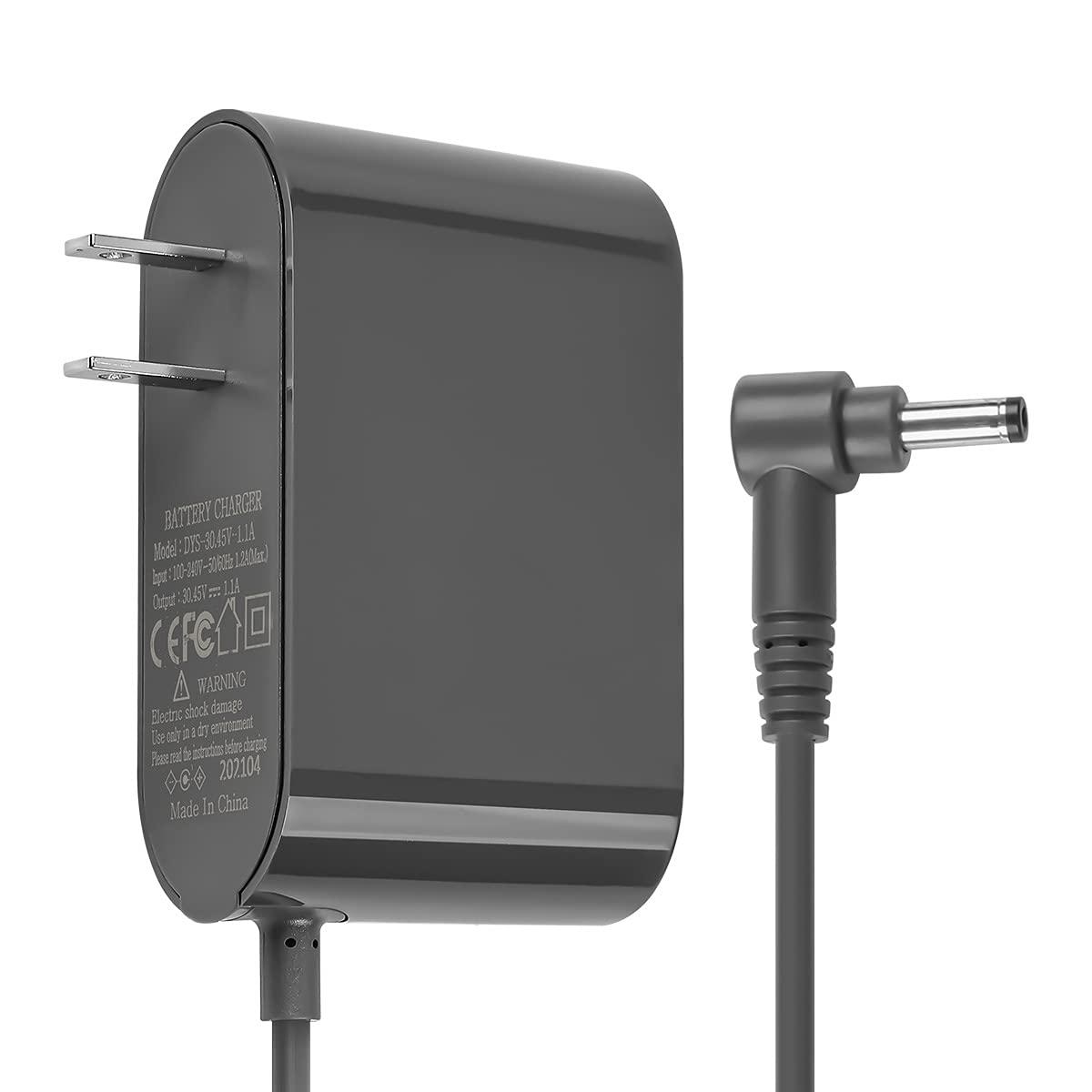 Replacement Charger for Dyson V10 V11 Cordless Vacuum, 30.45V 1.1A Power Supply