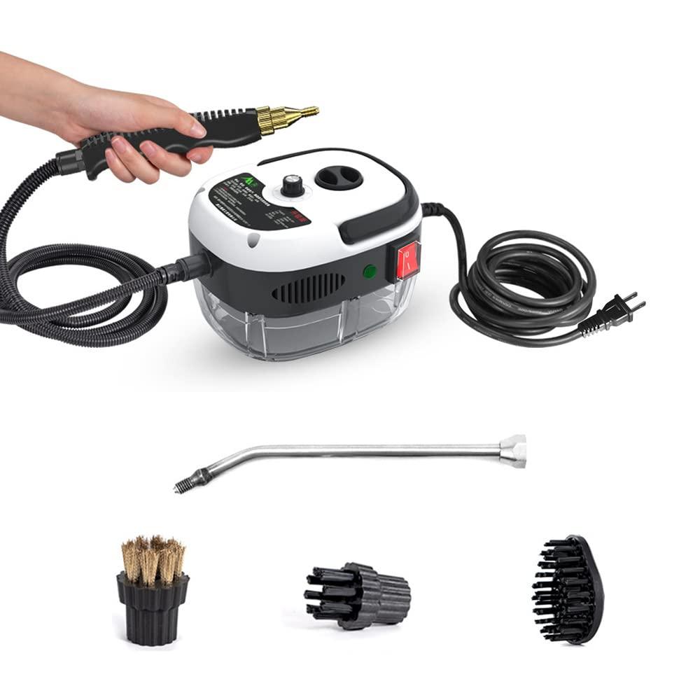 Portable 2500W Handheld Steam Cleaner for High Temperature Pressurized Cleaning - Ideal for Home & Car Use
