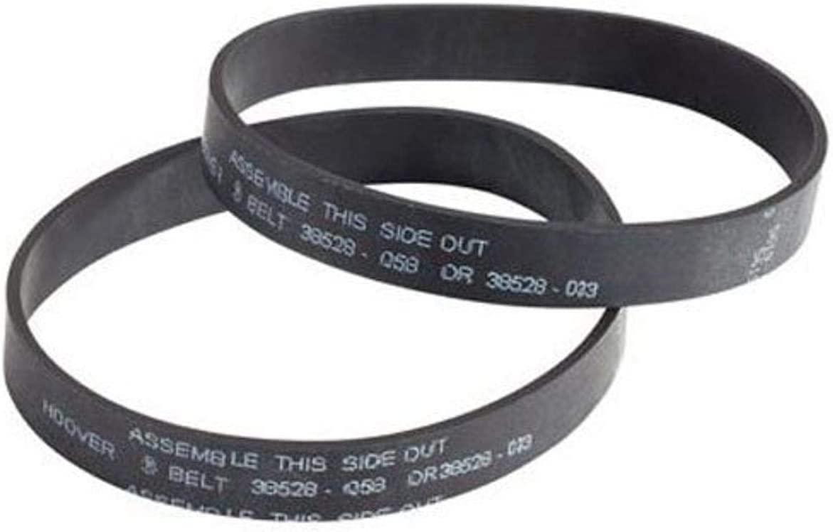 Pack of 2 Hoover 38528-033 Replacement Vacuum Belts for WindTunnel 562932001 and AH20080 Models