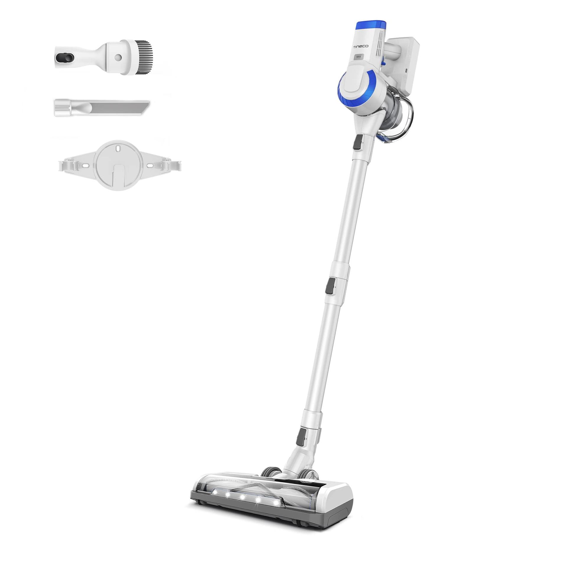 Lightweight Cordless Stick Vacuum Cleaner - Tineco A10 Essentials with Powerful Suction and LED Headlights