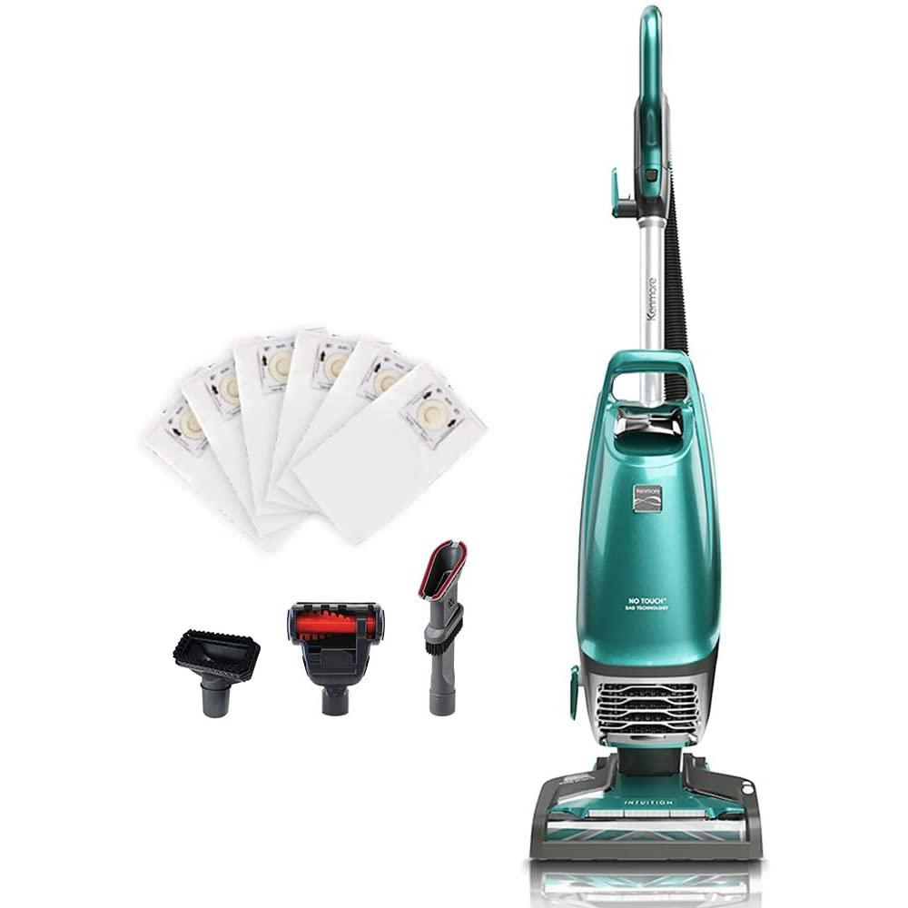Kenmore Intuition Bagged Upright Vacuum - Lightweight Lift-Up Carpet Cleaner with HEPA Filter, 3-in-1 Tool, Handimate for Floors & Pet Hair, Green