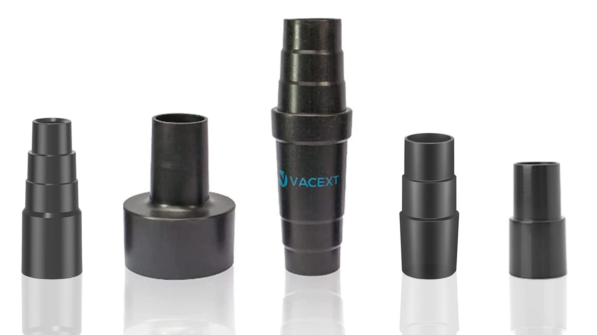 Universal Vacuum Hose Adapter Kit Converter Set - 1 1/2" to 1 1/4" & 1 3/8" to 1 1/4" Reducer Attachment Set