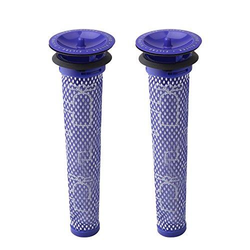 2-Pack Replacement Pre-Filters for Dyson V6 V7 V8, Replaces Part 965661-01, 3 Filters