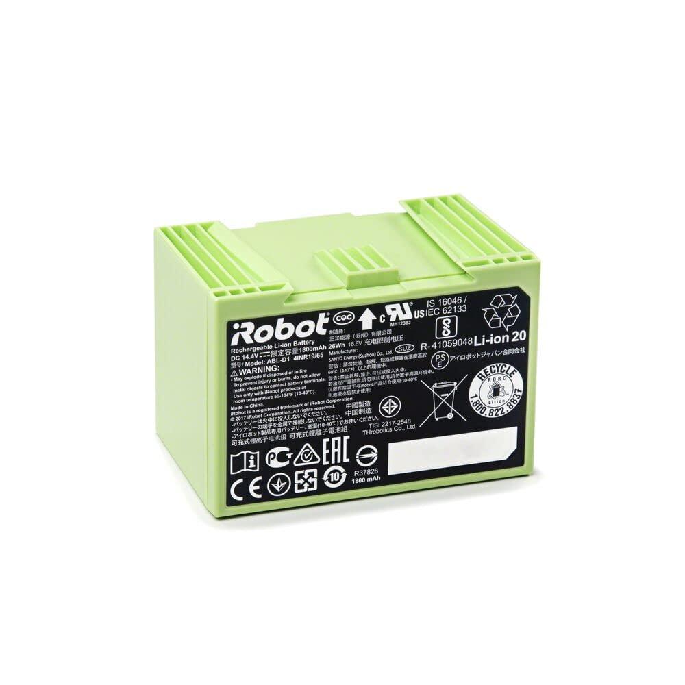 Irobot Roomba Lithium Ion Battery Replacement for E & I Series - Authentic Parts