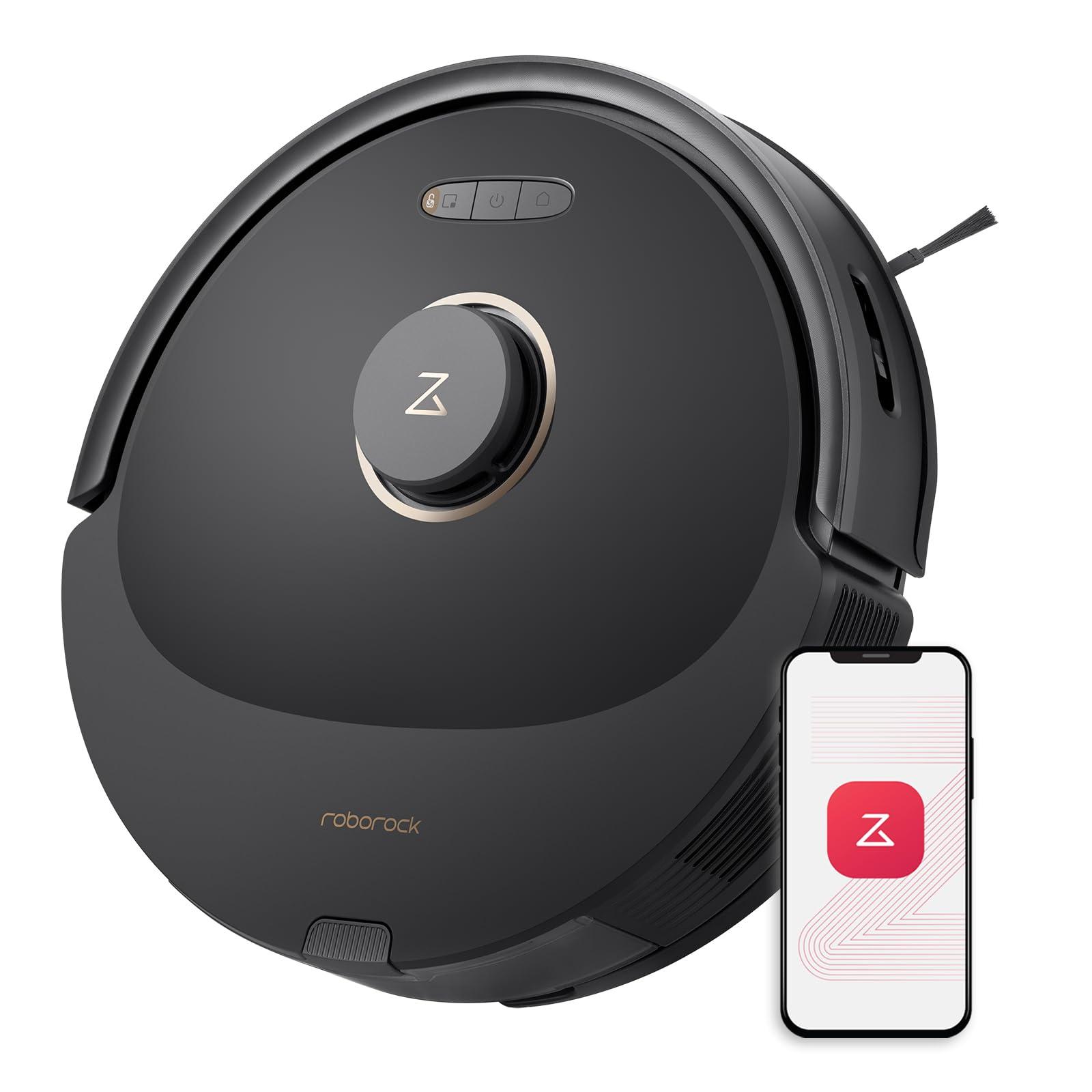 Roborock Q8 Max Robot Vacuum and Mop Cleaner - Duoroller Brush, 5500Pa Strong Suction, Lidar Navigation, Obstacle Avoidance - Perfect for Pet Hair, HEPA Filter Compatible