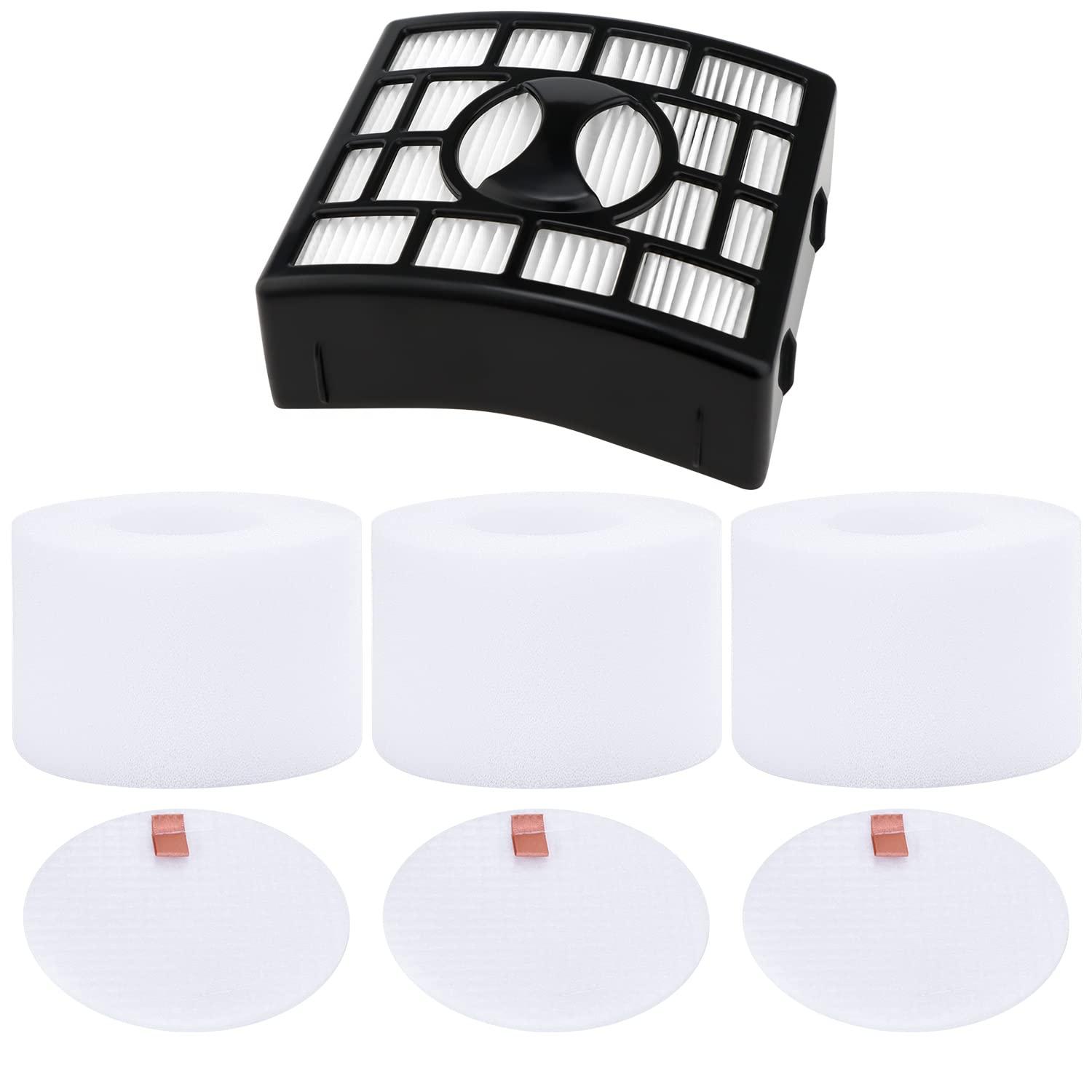 High-Quality Filter Replacement Set for Shark Rotator Duoclean Vacuum - Compatible with Nv680 Nv681 Nv682 Nv683 Nv800 Nv800W Nv801 Nv803 Uv810. Replaces Xhf680 & Xff680