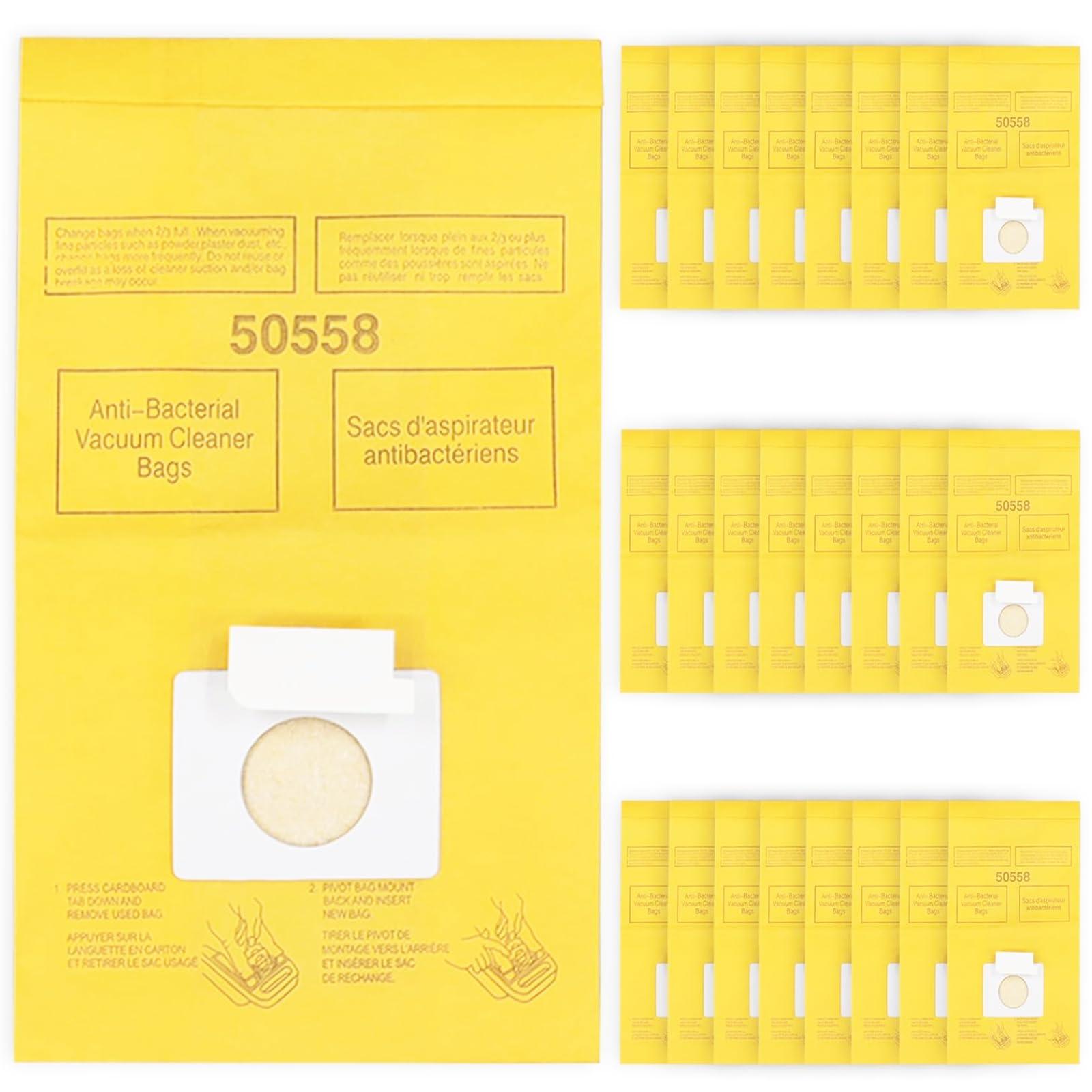 Premium Replacement Vacuum Bags 25 Pack - Compatible With Kenmore Canister Type C/Q 5055, 50555, 50557, 50558, Panasonic Type C-5 C-18 - Microfiltration Canister Vacuum Bags