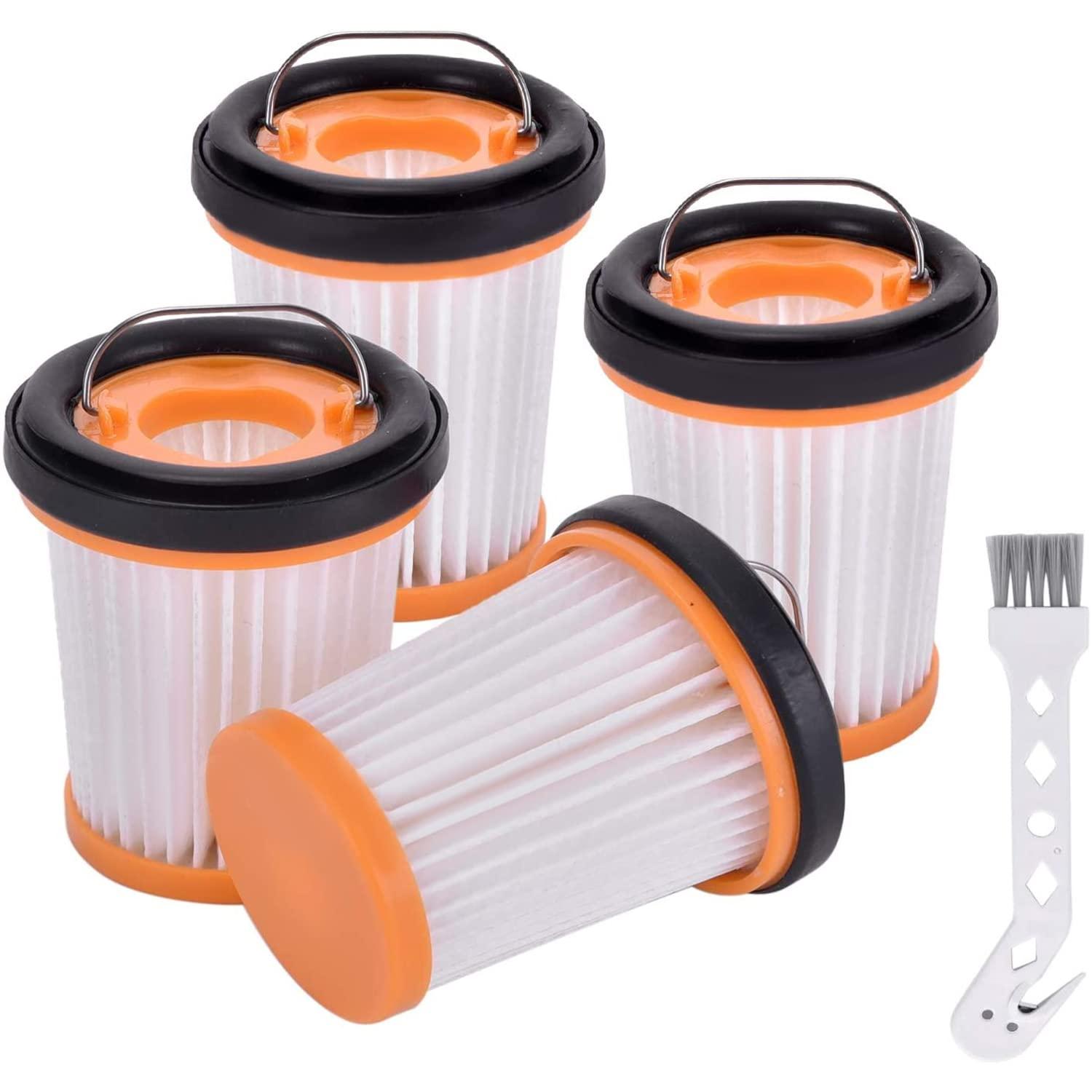 HEPA Fabric Vacuum Filter for Shark Ion W1 Cordless Handheld Vacuum - 4 Pack