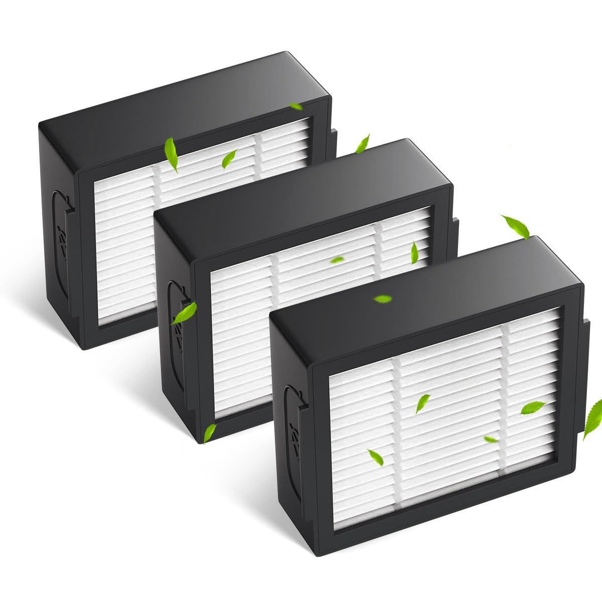 High-Efficiency HEPA Filter Replacement 4639161 for iRobot Roomba E, I, J Series (3-Pack)