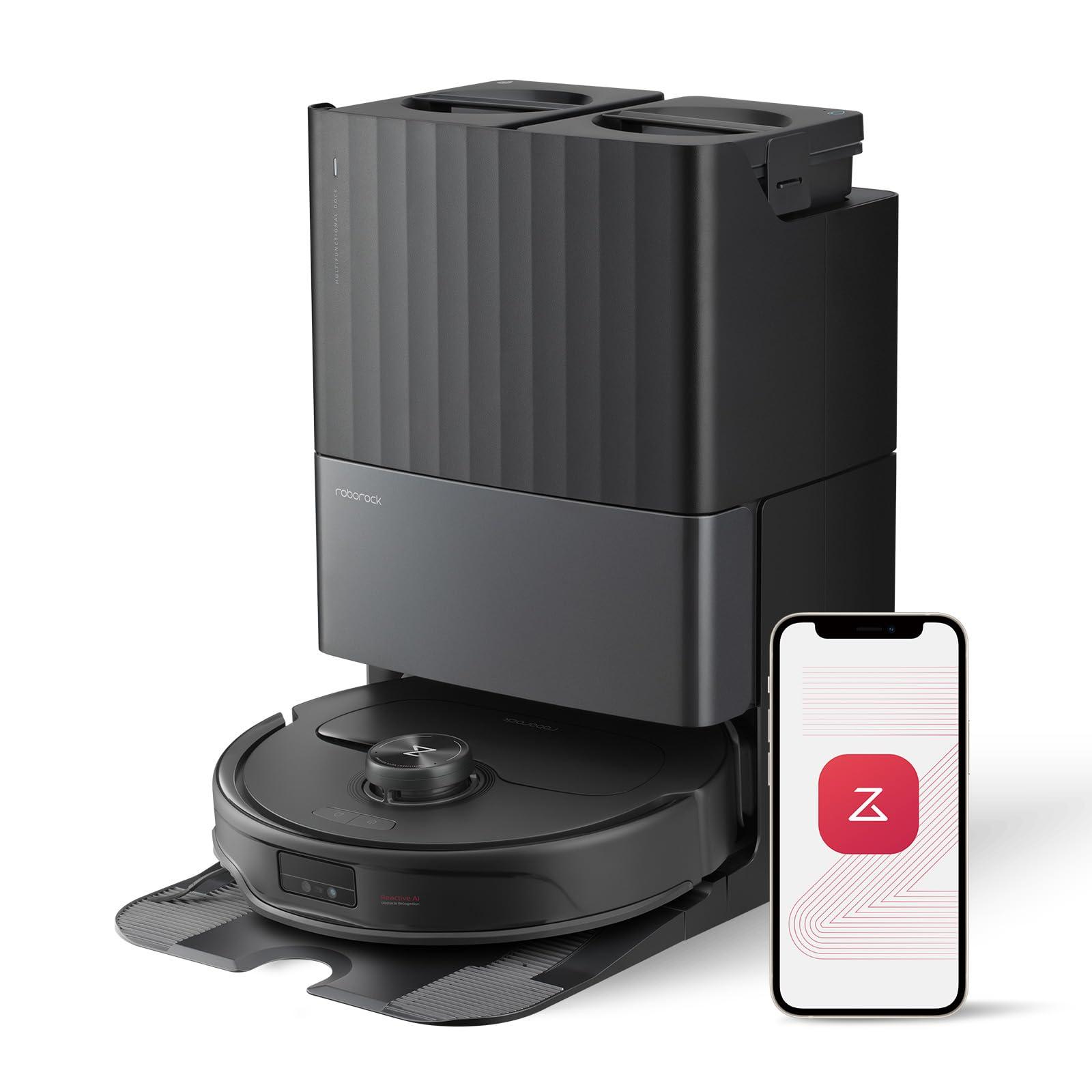 Roborock Qrevo Master Robot Vacuum and Mop with 10000Pa Suction, FlexiArm Design, Auto Mop Washing & Drying, Self-Emptying Dock, Dual Brush, and Obstacle Avoidance