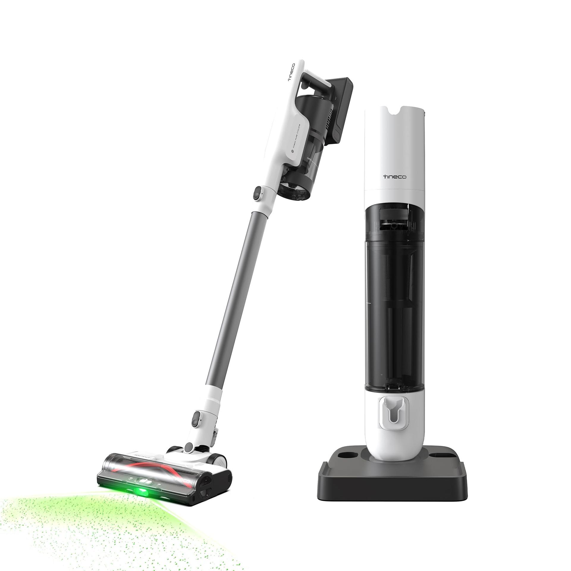 Tineco Pure One Station 5 Cordless Smart Vacuum with 2.5L Auto Dust Base, 175W Powerful Suction, ZeroTangle Brush, HEPA Filter, Ideal for Hard Floor & Carpet
