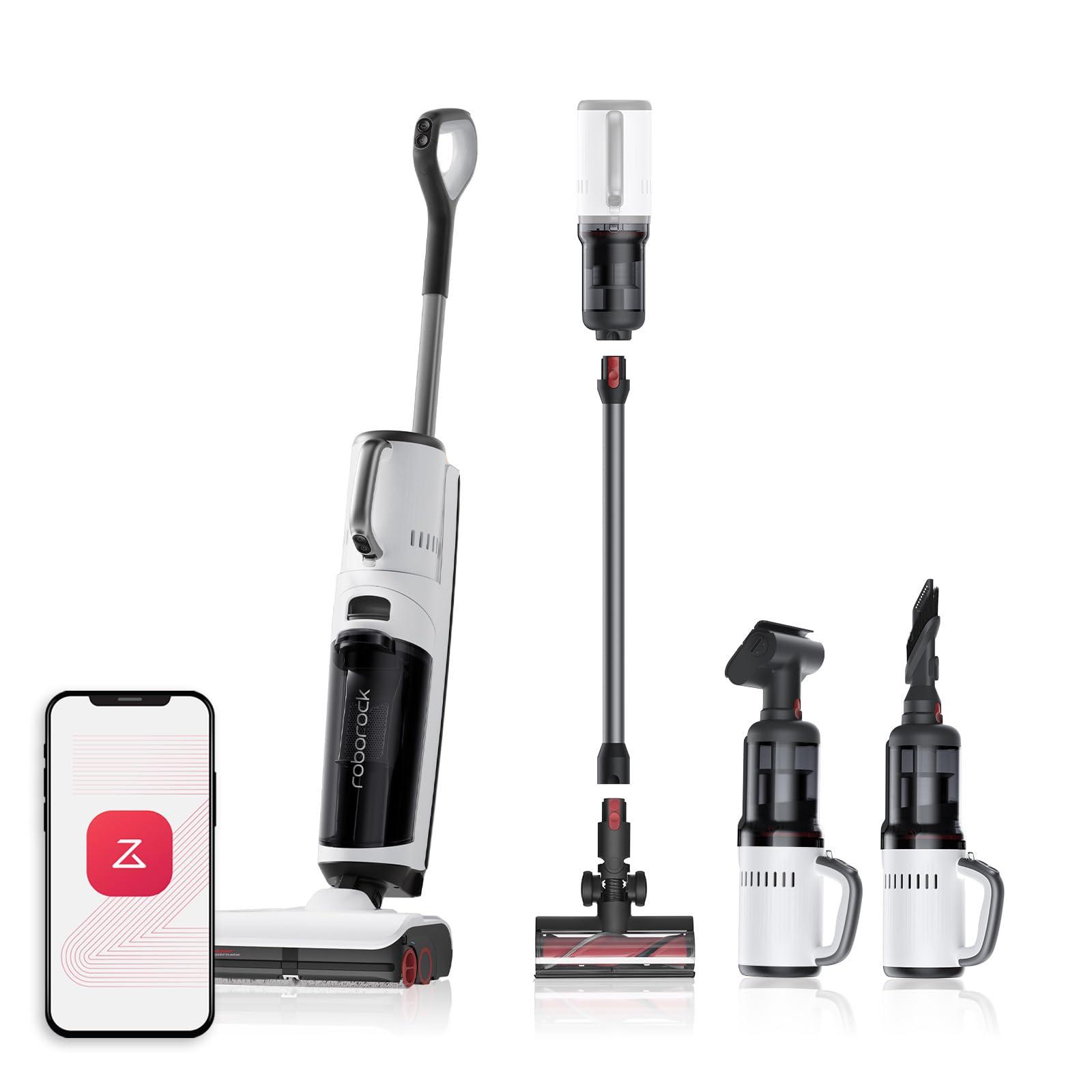 Roborock Dyad Pro Combo 5-in-1 Wet Dry Vacuum Cleaner | Cordless Vacuum for Multi-Surface Cleaning with 17000Pa Suction | Self-Cleaning & Drying, Ideal for Pet Hair and Sticky Messes