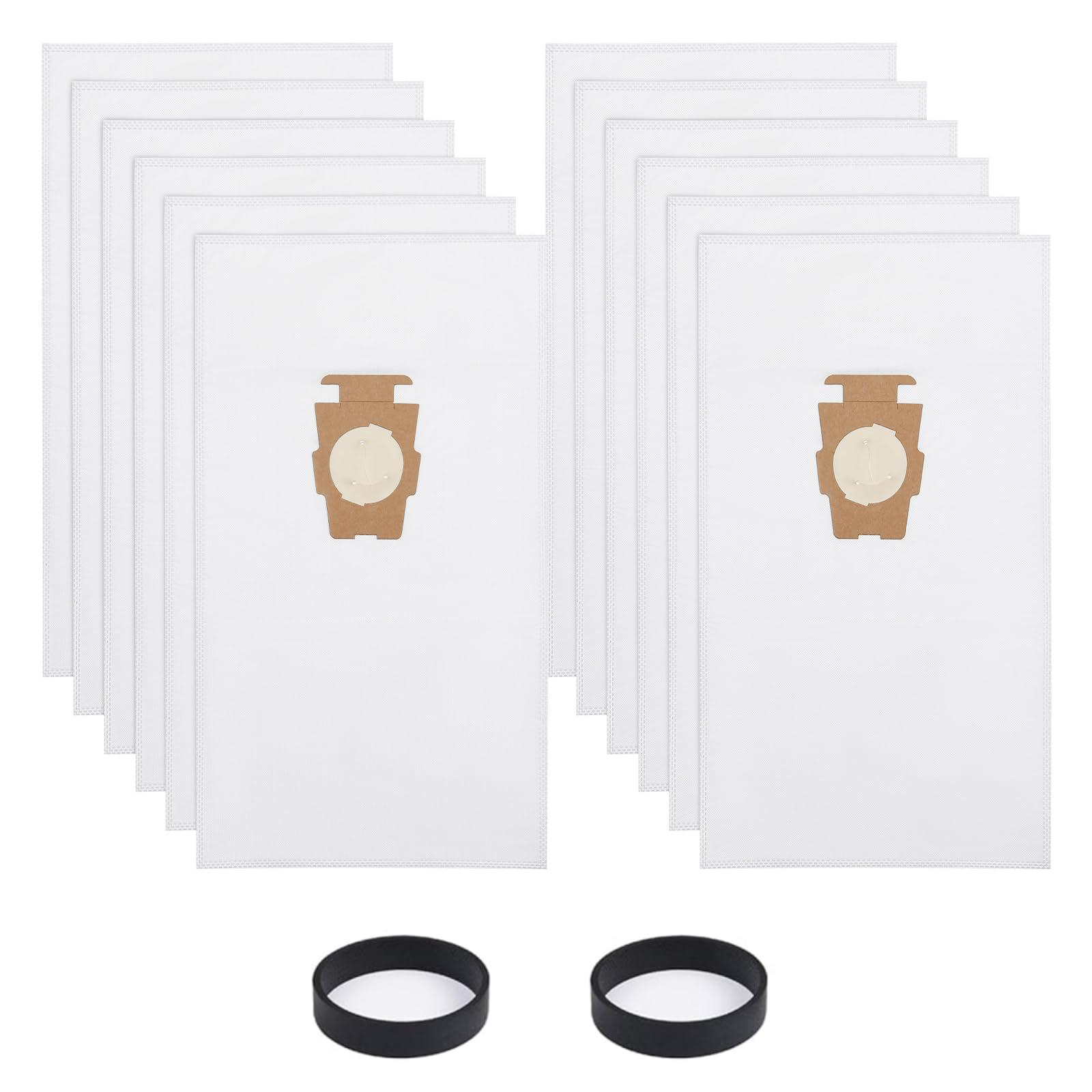 Micron Magic HEPA Filter Plus Vacuum Bags for Kirby Vacuums - 12 Pack with 2 Belts