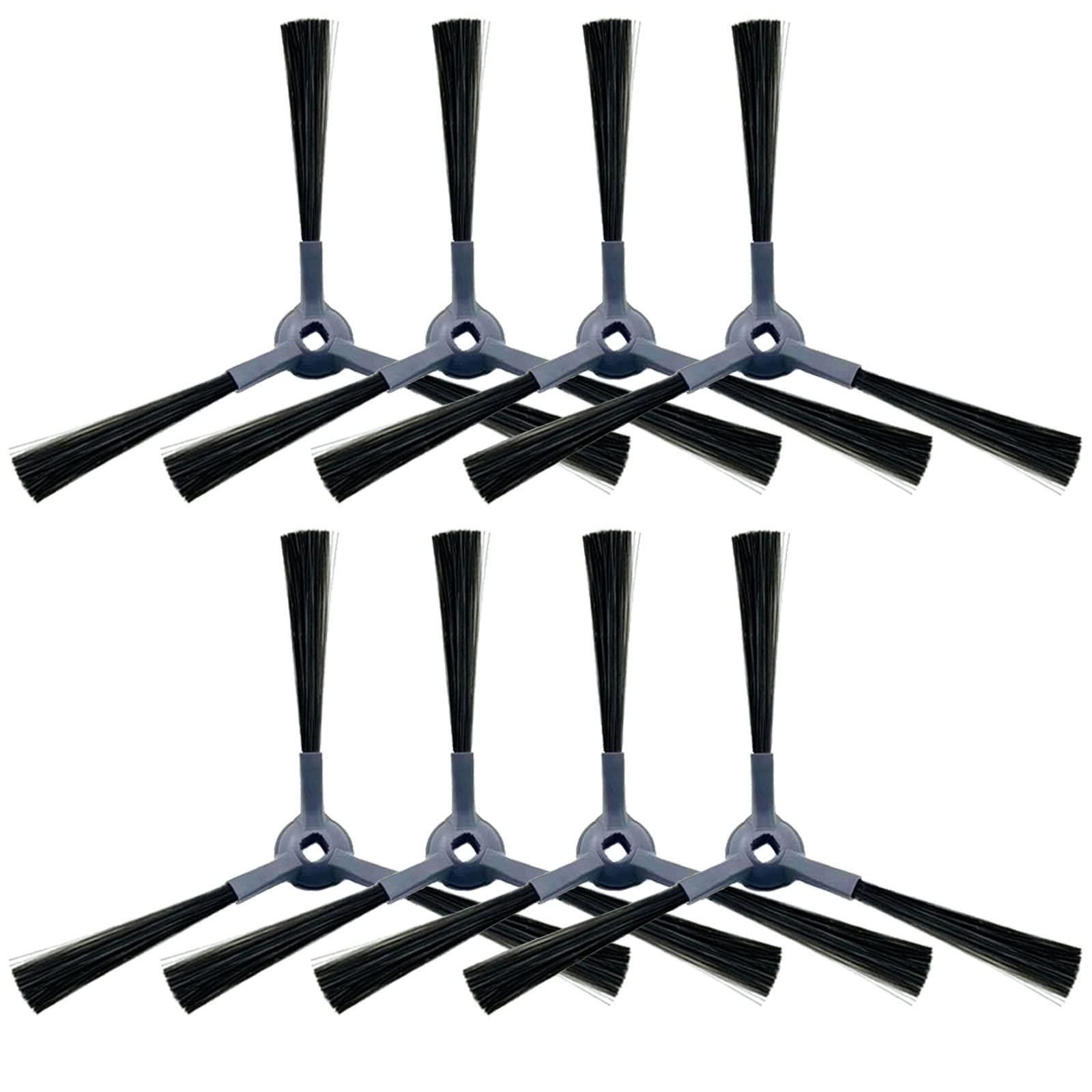 Upgraded 8 Pack Side Brushes Replacement Compatible with Shark Robot Vacuum Cleaners - Efficient Cleaning Capability for Pet Hair, Powerful Suction