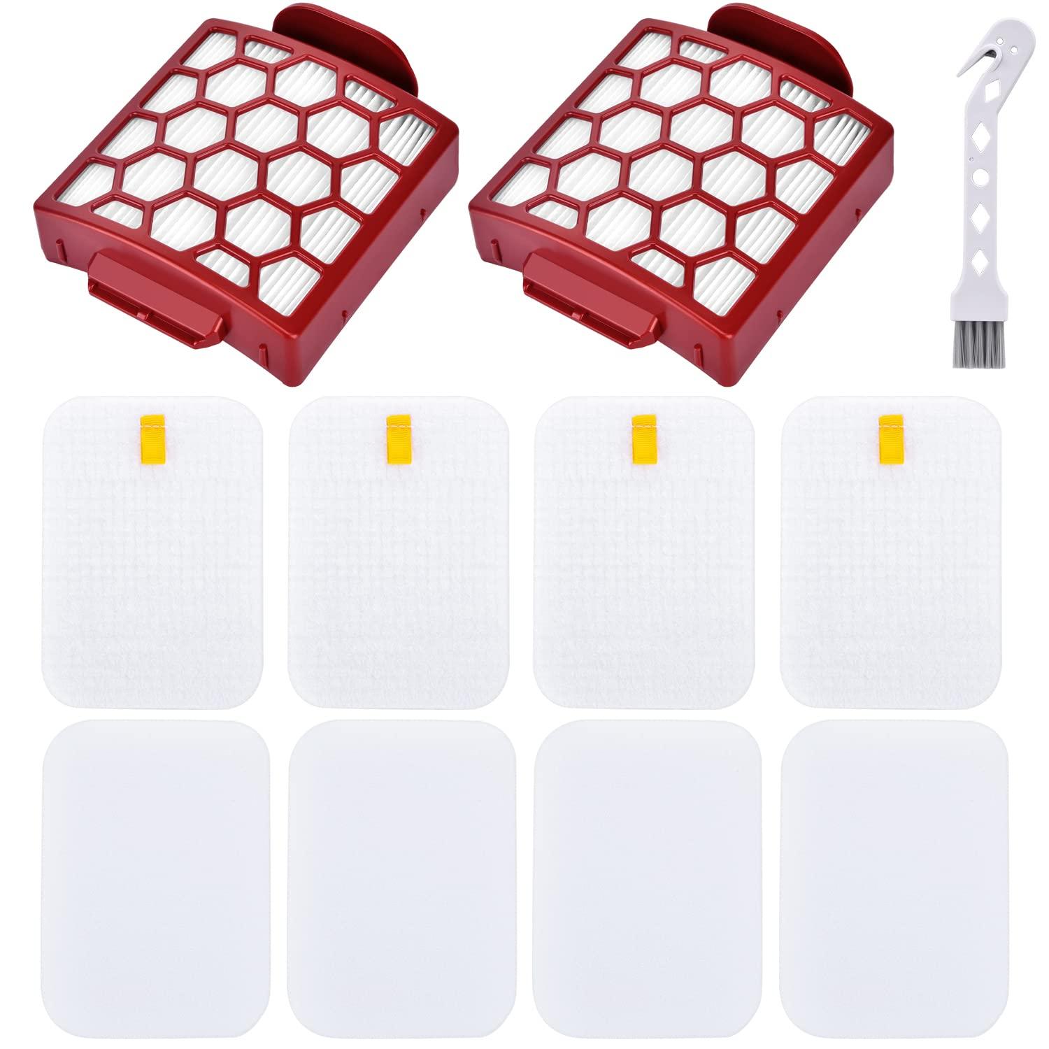 Replacement Vacuum Filters for Shark Navigator Pet Plus Nv150, Nv251, Nv255 | Hepa Filters, Foam, Felt, Cleaning Brush - Part 1238Ft60 & 1239Ft60