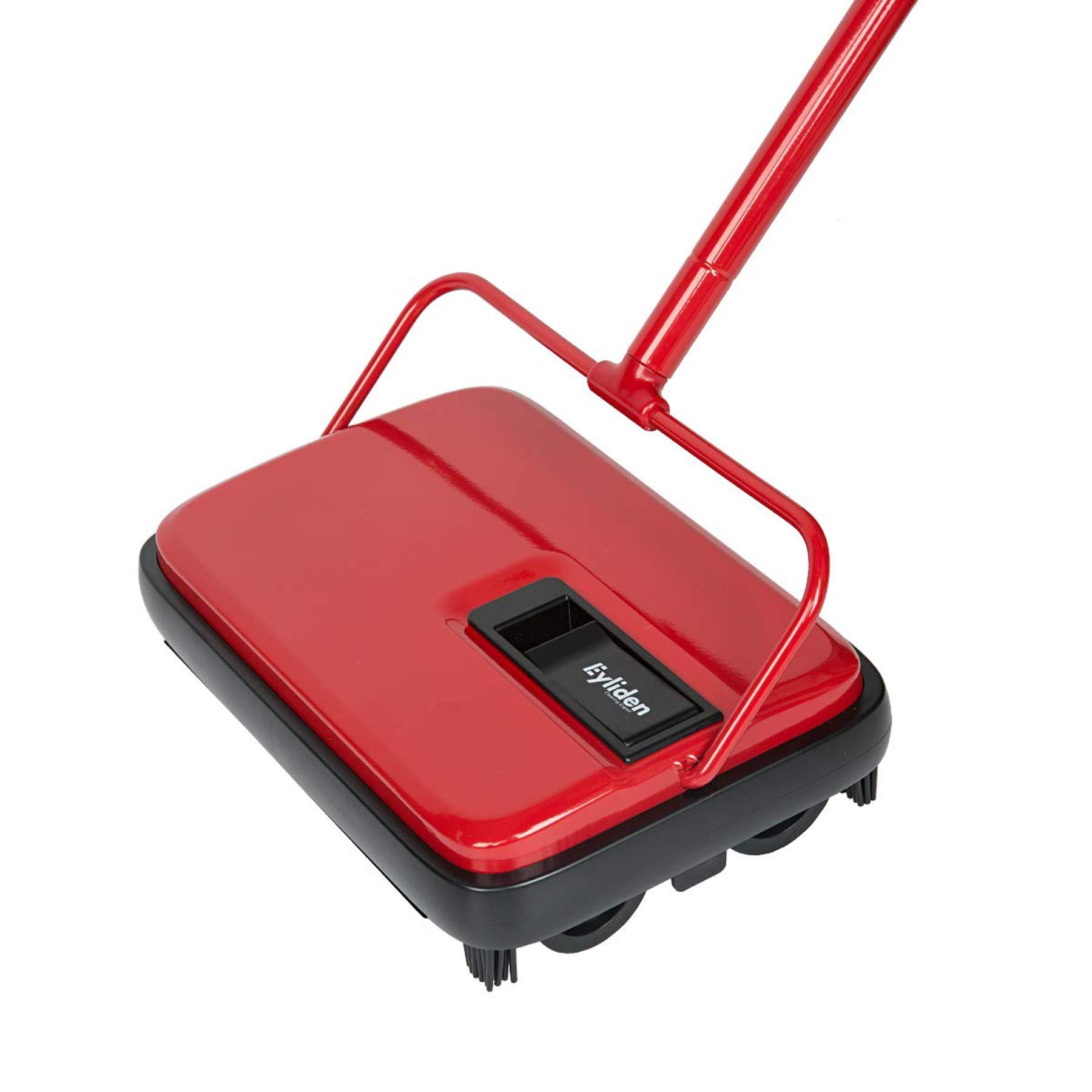 Lightweight Hand Push Carpet Sweeper - Non-Electric Manual Cleaner for Carpets & Rugs