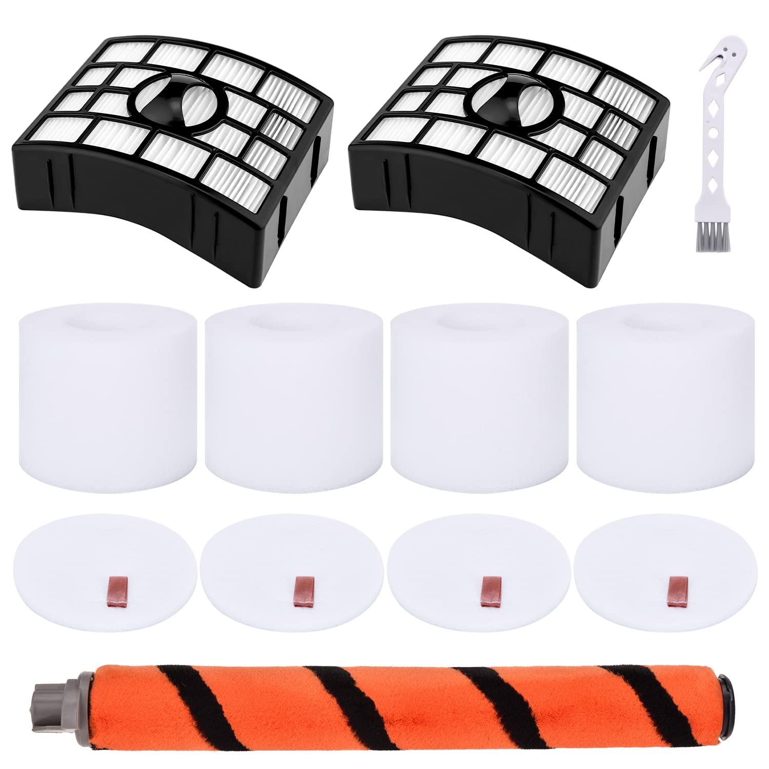 High-Efficiency Filter Replacement Set for Shark Apex Duoclean Lift-Away Vacuums - HEPA Filters, Foam & Felt Filters, Brush Roll - Compatible with Shark Part # XFF650, XHF650