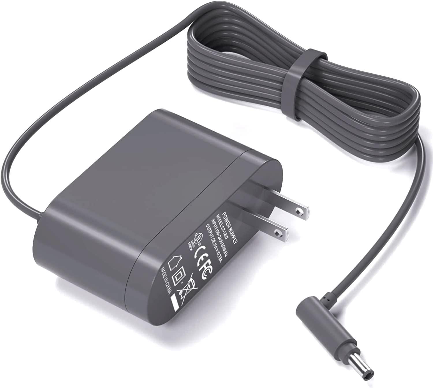 Replacement 26.1V Charger for Dyson V6 V7 V8 Cordless Vacuum (UL Listed, 6Ft Cord)