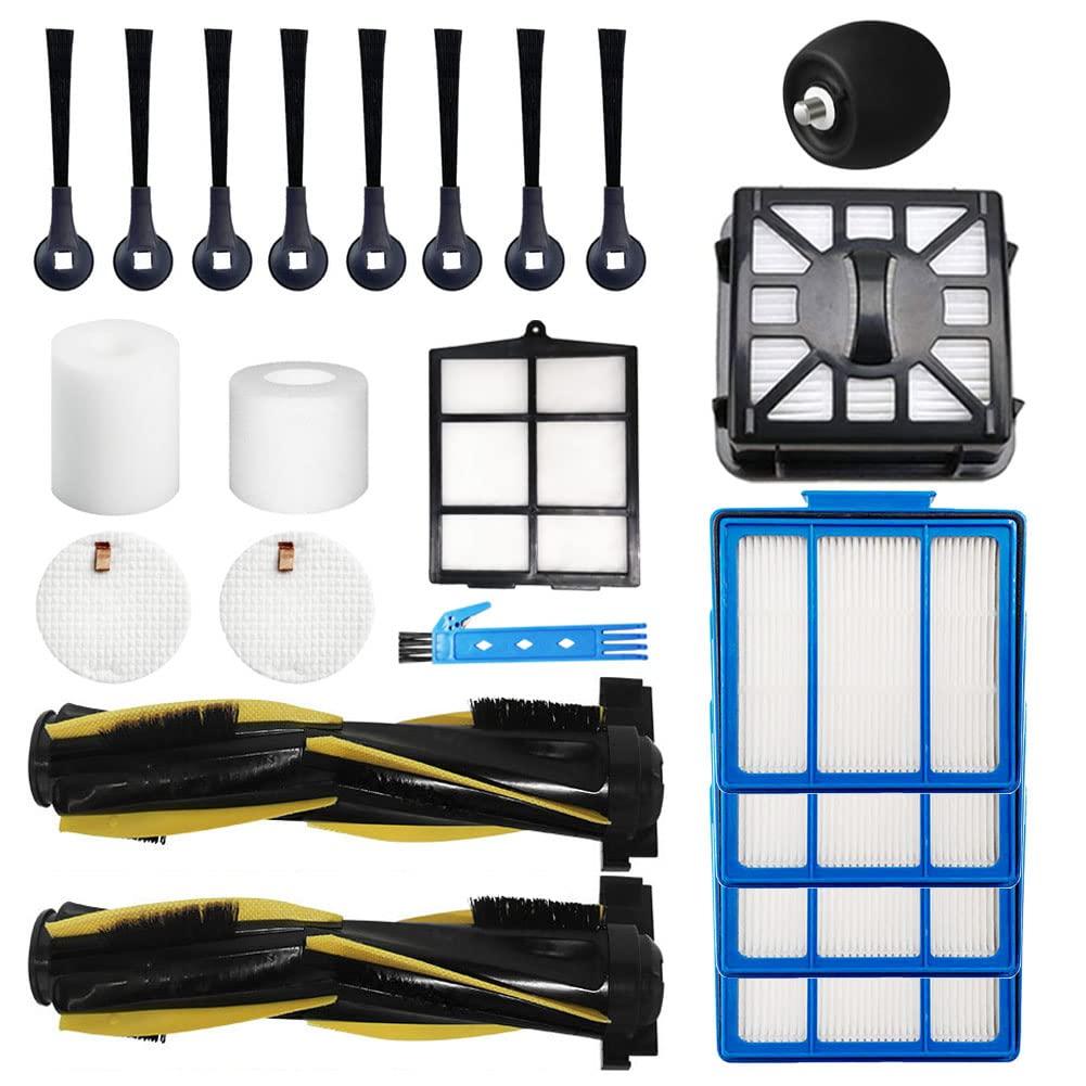 Pet Hair Vacuum Replacement Kit for Shark IQ Robot Vacuum - Lightweight Accessories Bundle with Filters and Brushes