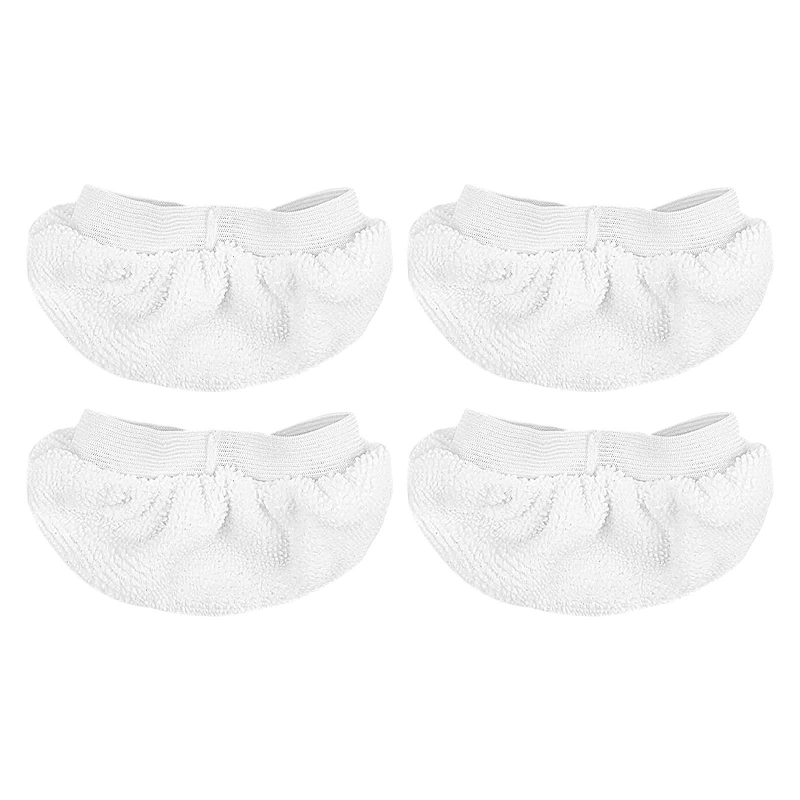 KEEPOW Universal Microfiber Cloths for Handheld Steam Cleaner - Compatible with Bissell, Comforday, Pursteam - Washable Rags, 4 Pack