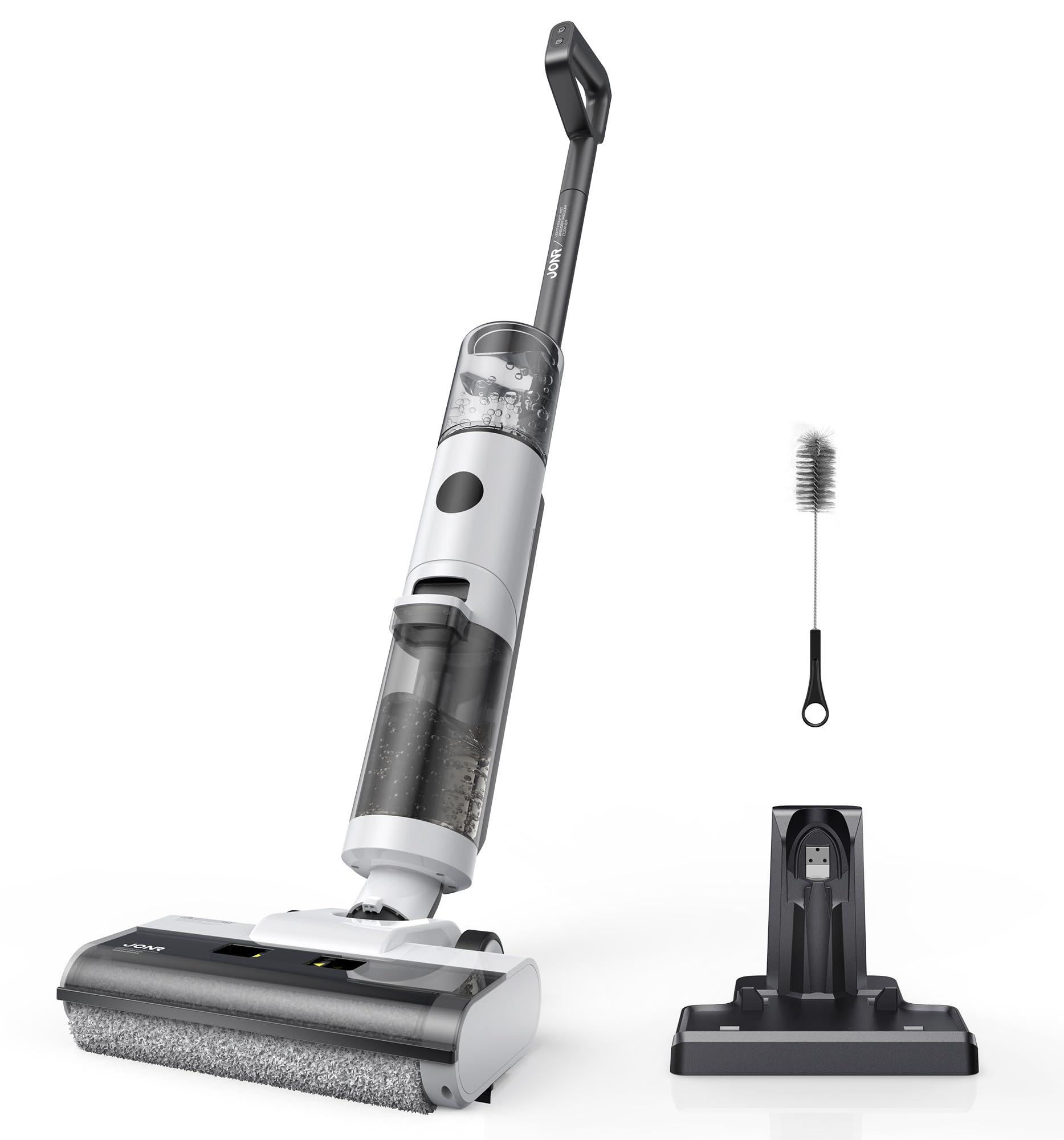 JONR ED12 Cordless Wet Dry Vacuum Cleaner and Mop Combo for Hard Floors with Self-Cleaning Feature