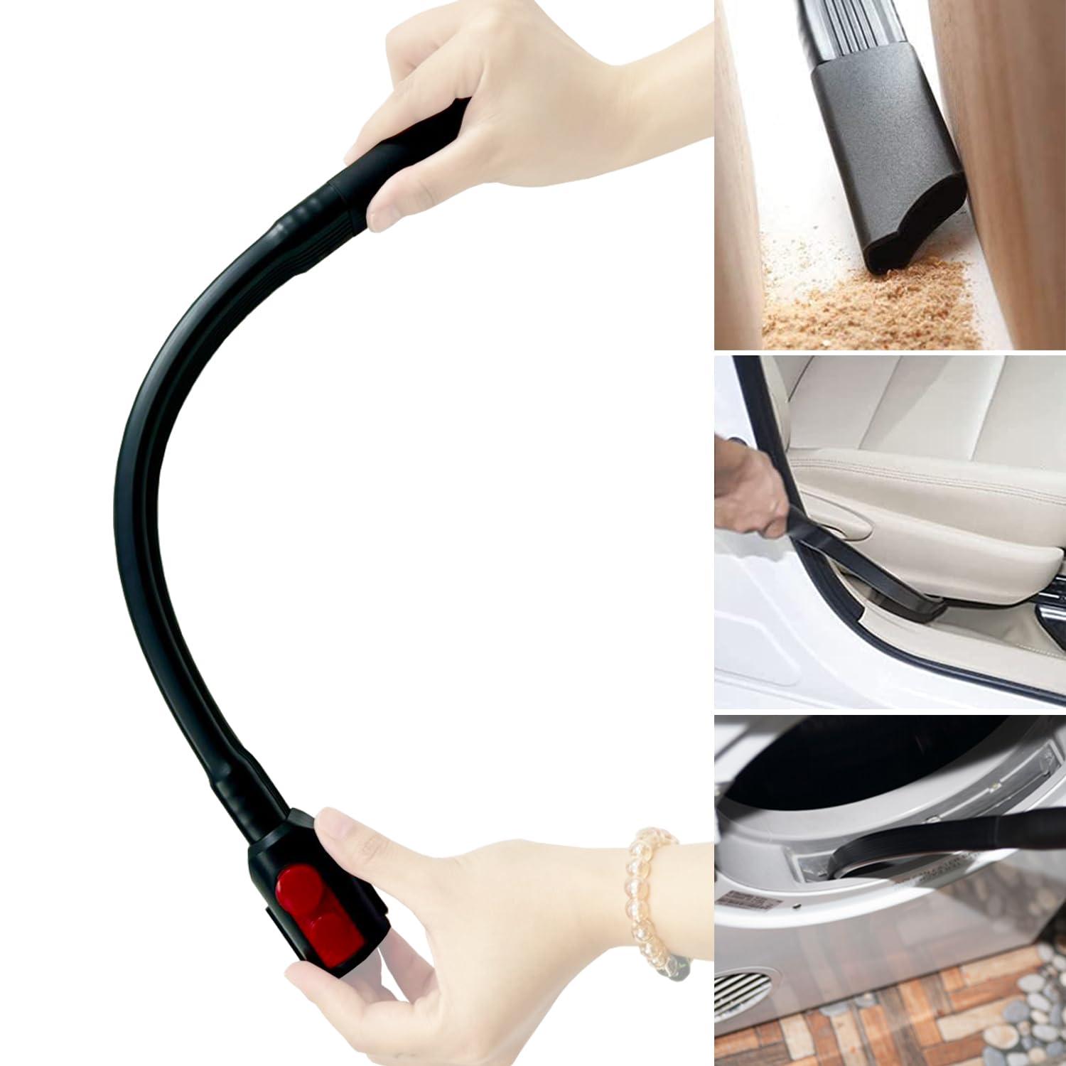 FlexiCrevice Tool for Dyson Cordless Vacuums - Attachments for Dryer Vent, Car Detailing, Corners - Dryer Vent Cleaner Kit