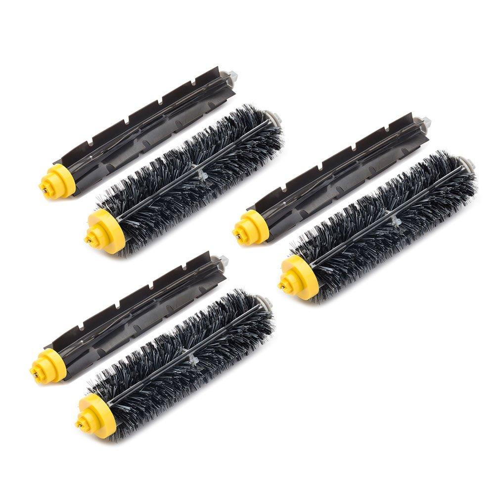 Neutop Replacement Bristle & Flexible Beater Brush for Irobot Roomba 600 & 700 Series - 3 Pack
