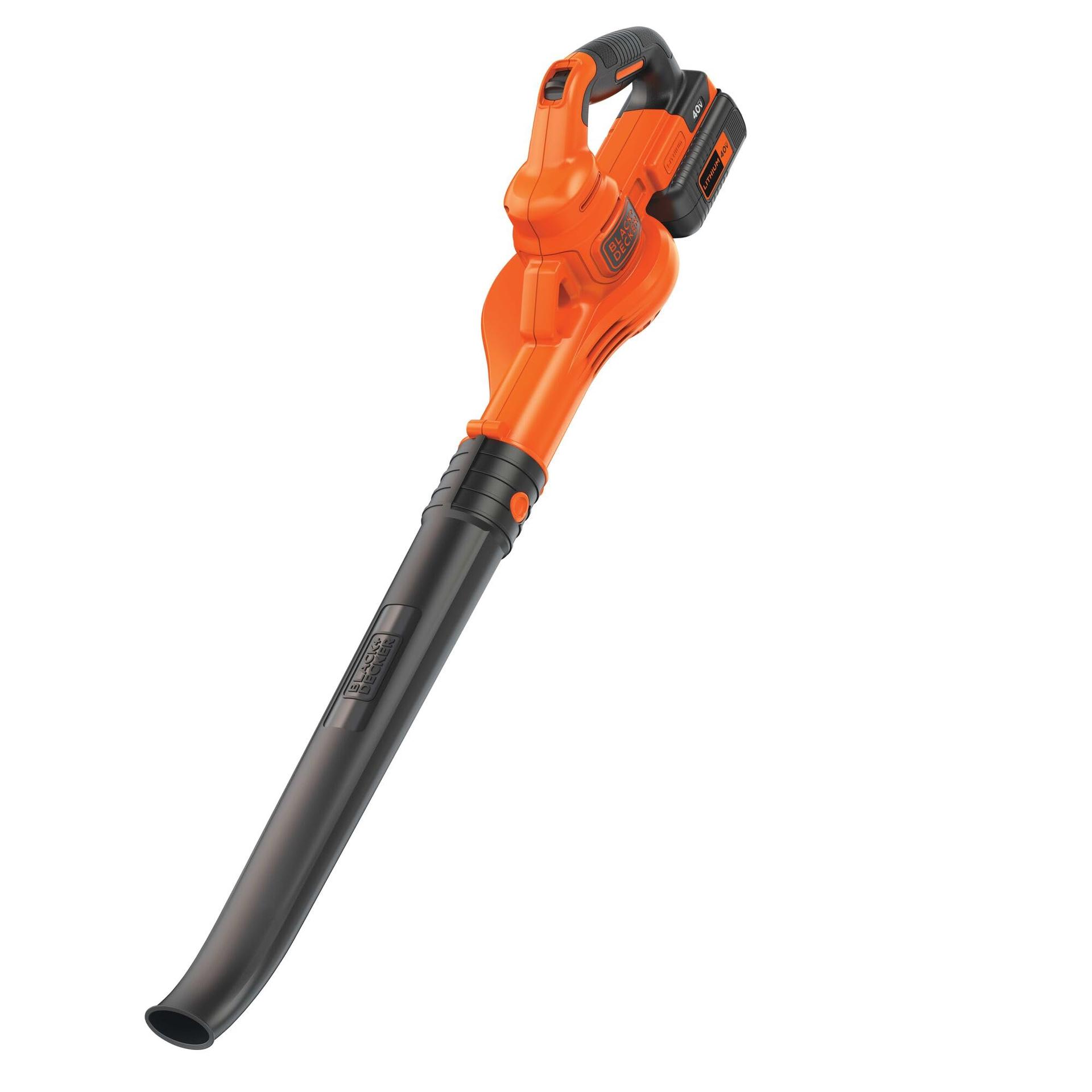 Black+Decker 40V Max* Cordless Sweeper (Lsw40C) - Lightweight Powerful Lawn Debris Clearing Tool