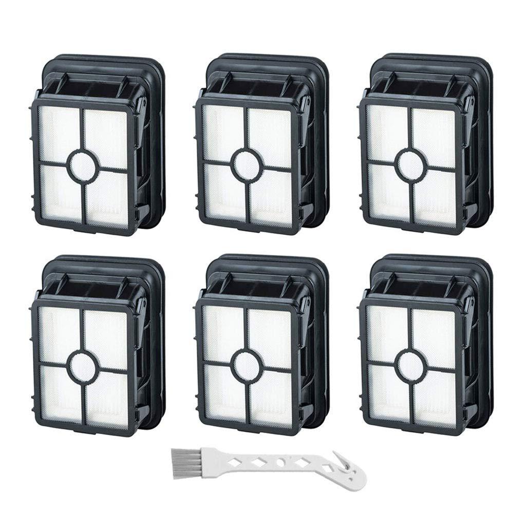 6-Pack Rongju 1866 Vacuum Filters Replacement for Bissell Crosswave Vacuum Cleaner | Compare to Part # 1608684