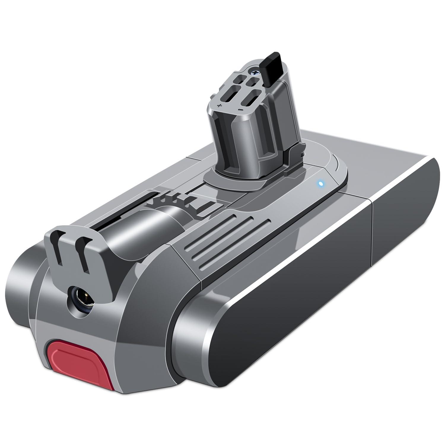 DTK Replacement Battery for Dyson V11 V15 SV15 SV16 SV22 Vacuum Cleaner - 25.2V 6000mAh Click In Installation Style (Not Compatible with Screw Fixing Styles)
