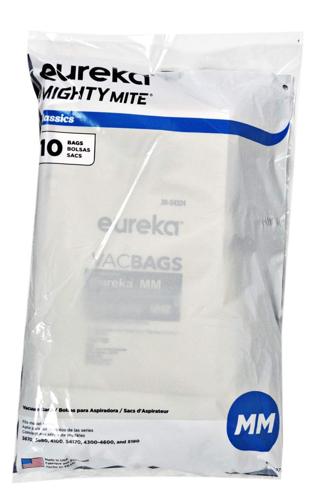 Eureka Style-10 Vacuum Bags for Mighty Mite 3670/3680 Series - Pack of 10, White