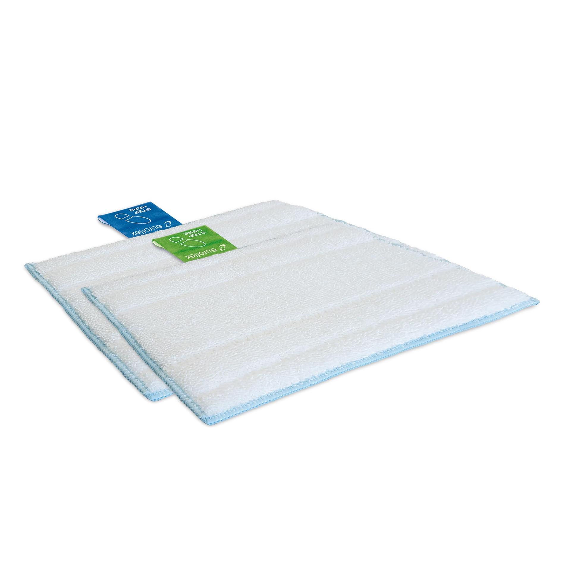 Euroflex Vapour Steam Mop Microfiber Floor Pads Replacement - 2 Pack