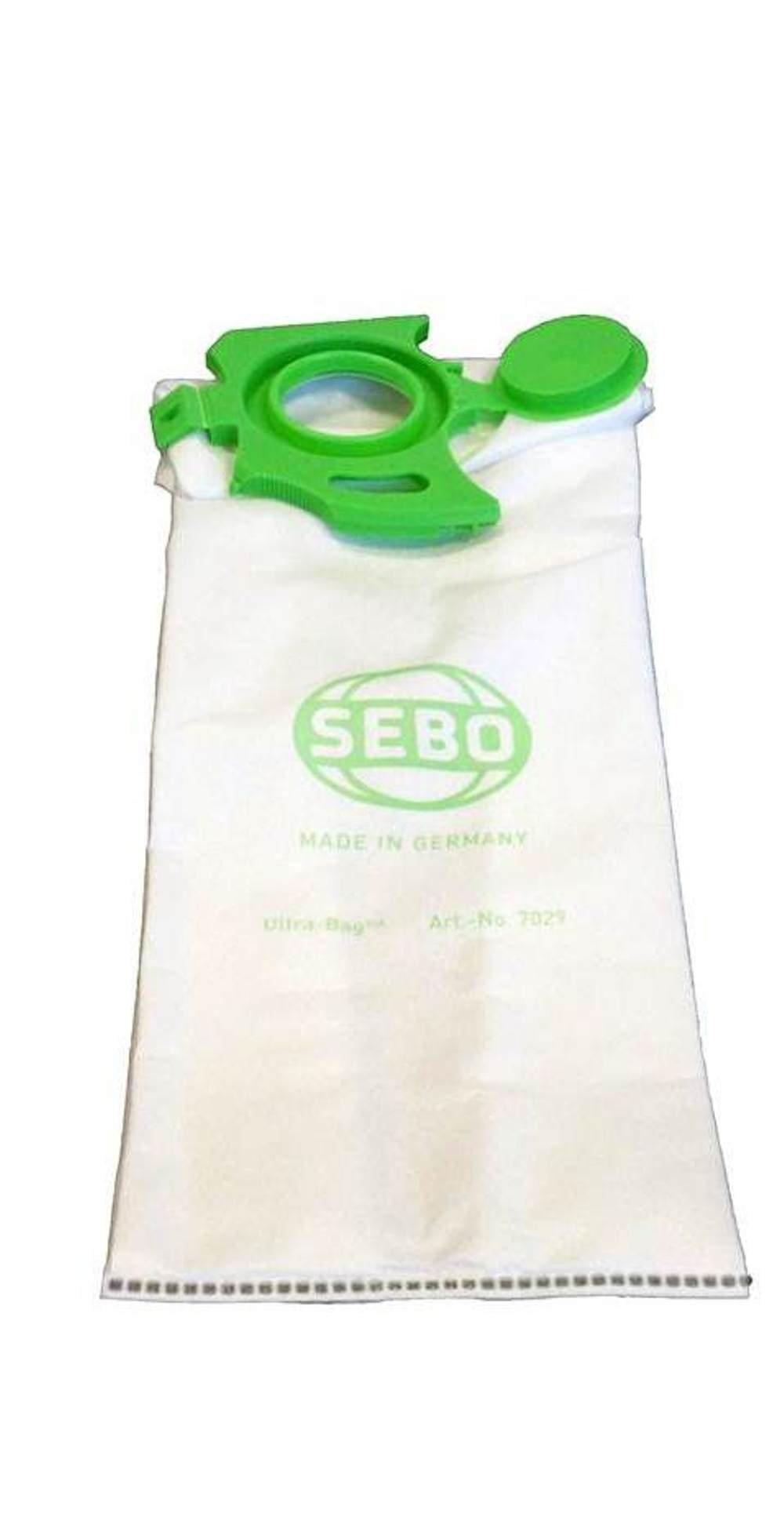 SEBO 7029Er Top-Fill Filter Box for SEBO Felix Vacuum, 8 Pack - Lightweight Design for Pet Hair Cleaning