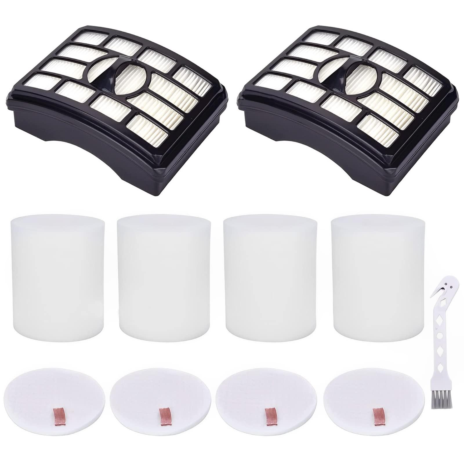 High-Quality Replacement Filter Set for Shark Rotator Pro Lift-Away NV500 Series - 2 HEPA + 4 Foam & Felt Filters