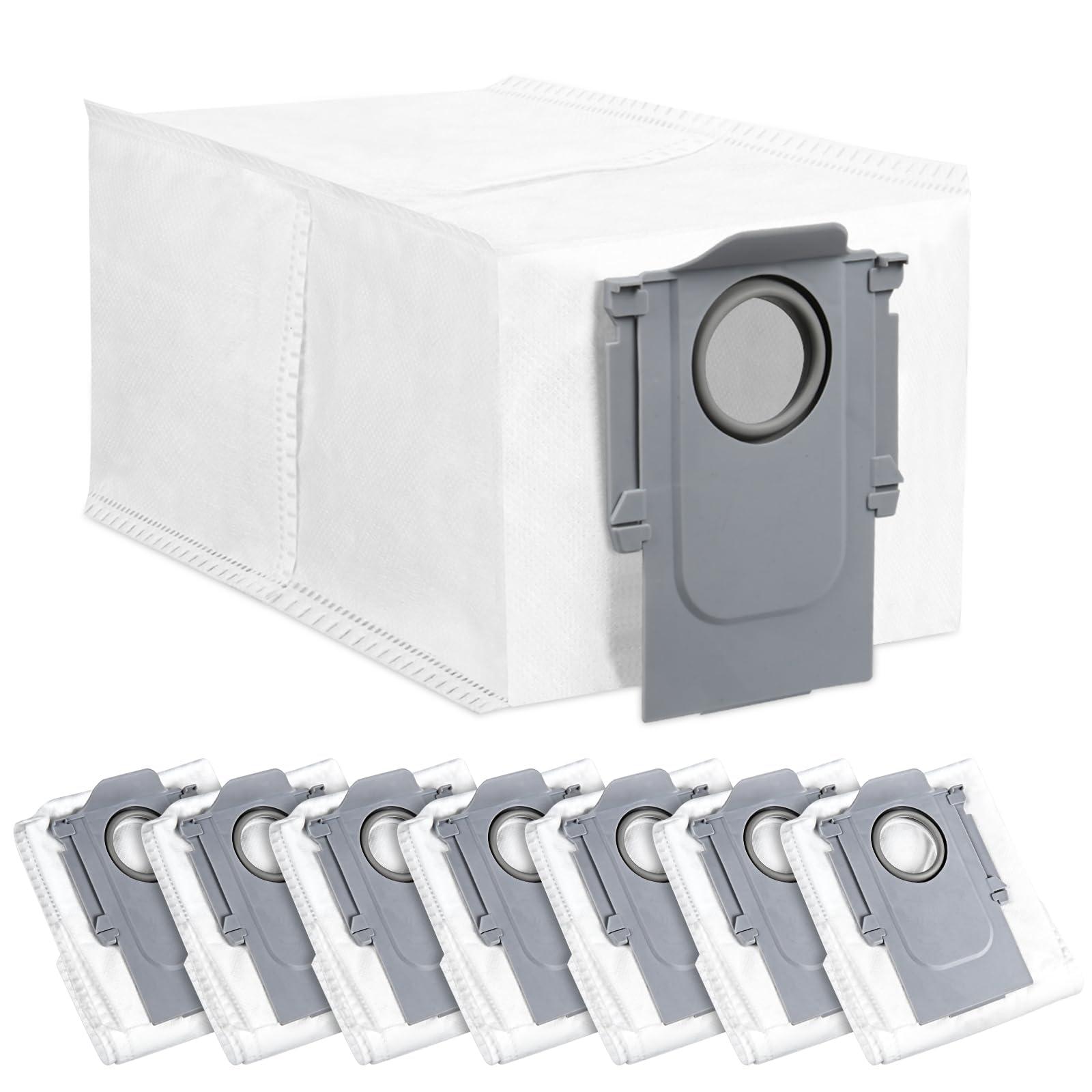 HEPA Compatible 8 Pack Dust Bags for Roborock Q Revo Robot Vacuum with 2.7L Large Capacity