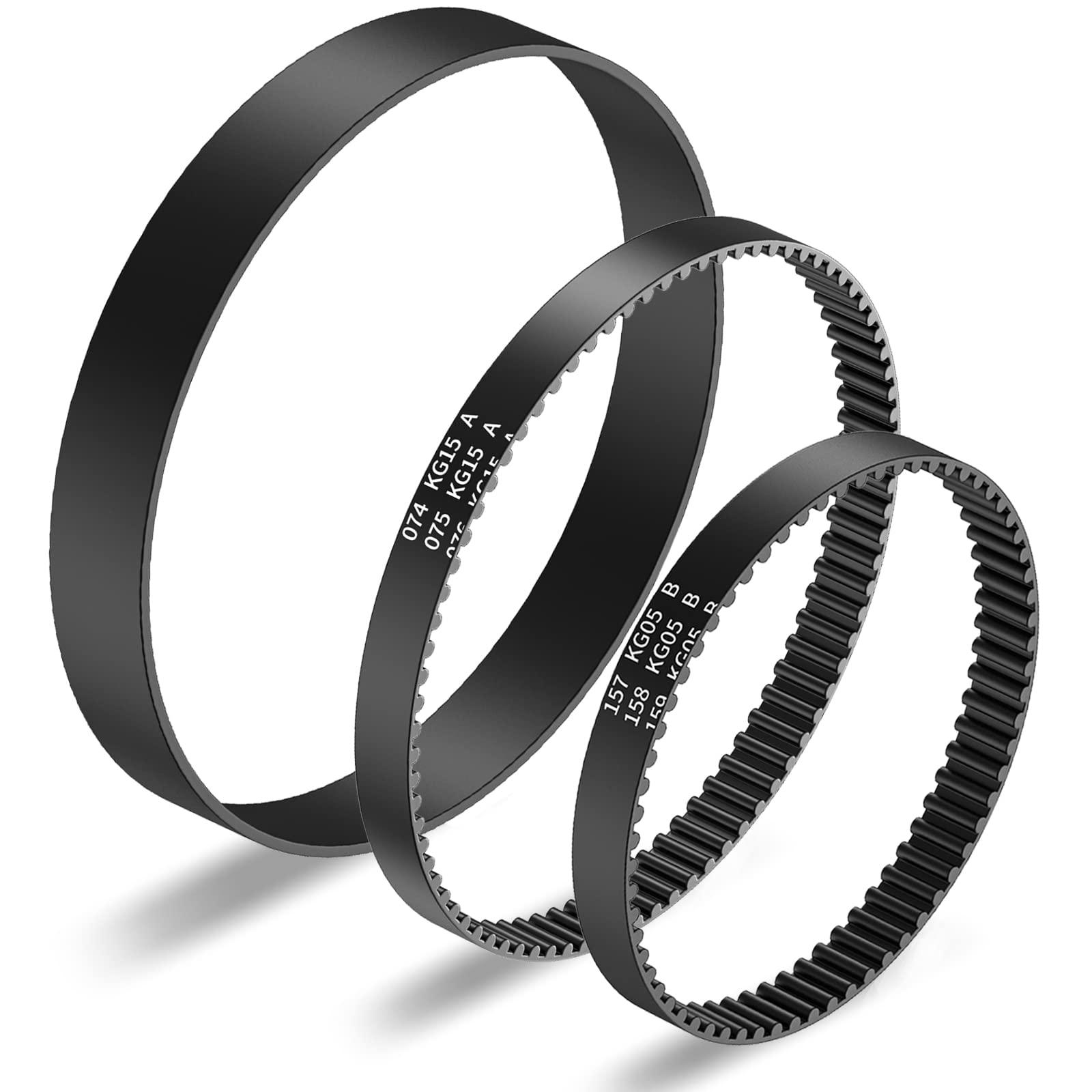 Replacement Vacuum Belt Kit for Bissell Proheat 2X Revolution Pet Pro Models 1986 1964 2007 2007P