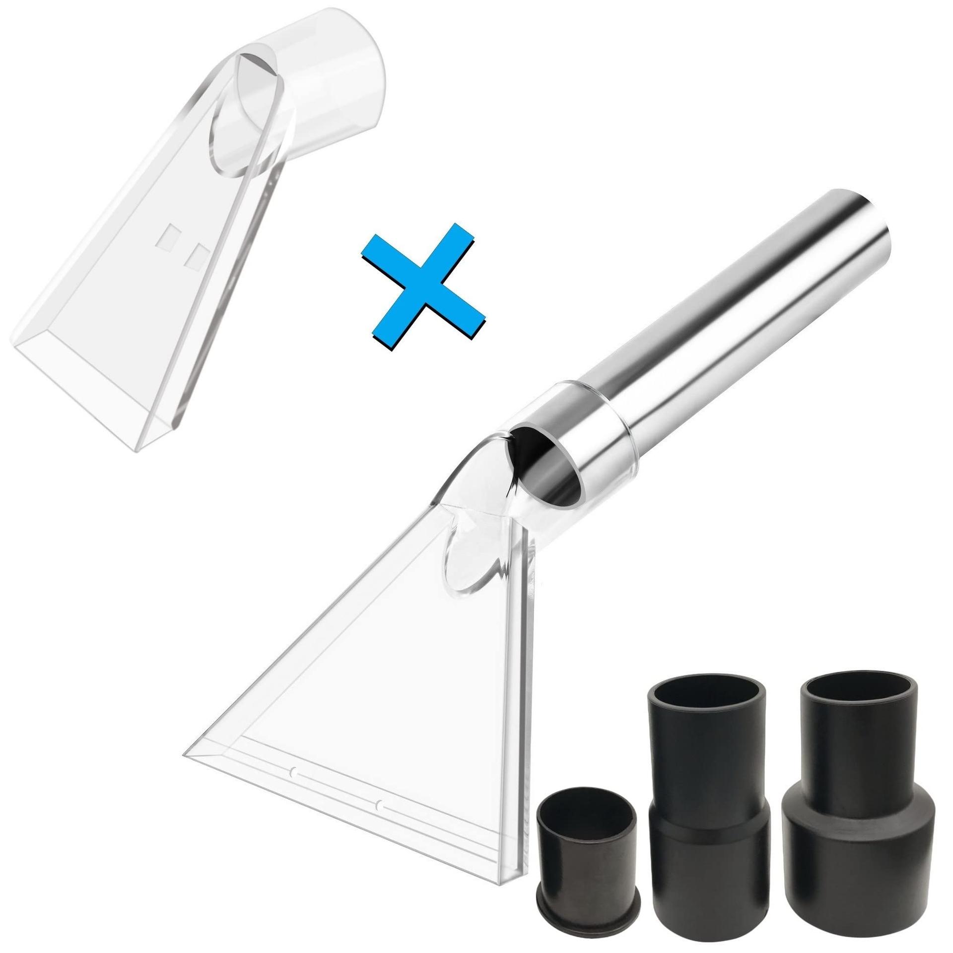 Universal Fit Shop Vac Extractor Attachment with Adapters for Upholstery & Carpet Cleaning