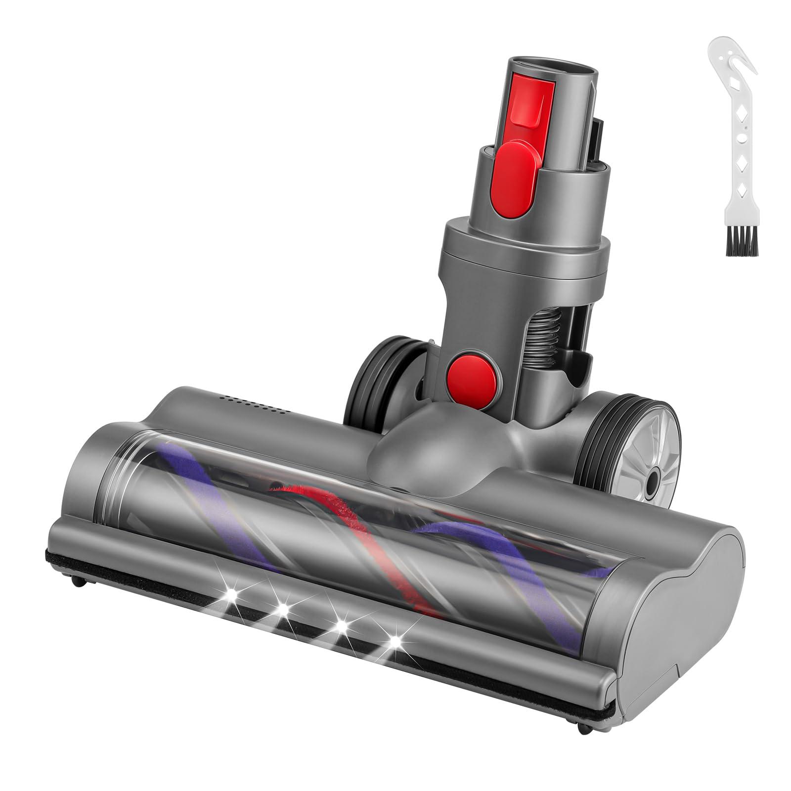 Motorhead Vacuum Attachment for Dyson Cordless Stick Vacuums - LED Hardwood Floor Brush Head Replacement Parts for V15 V11 V10 V8 V7