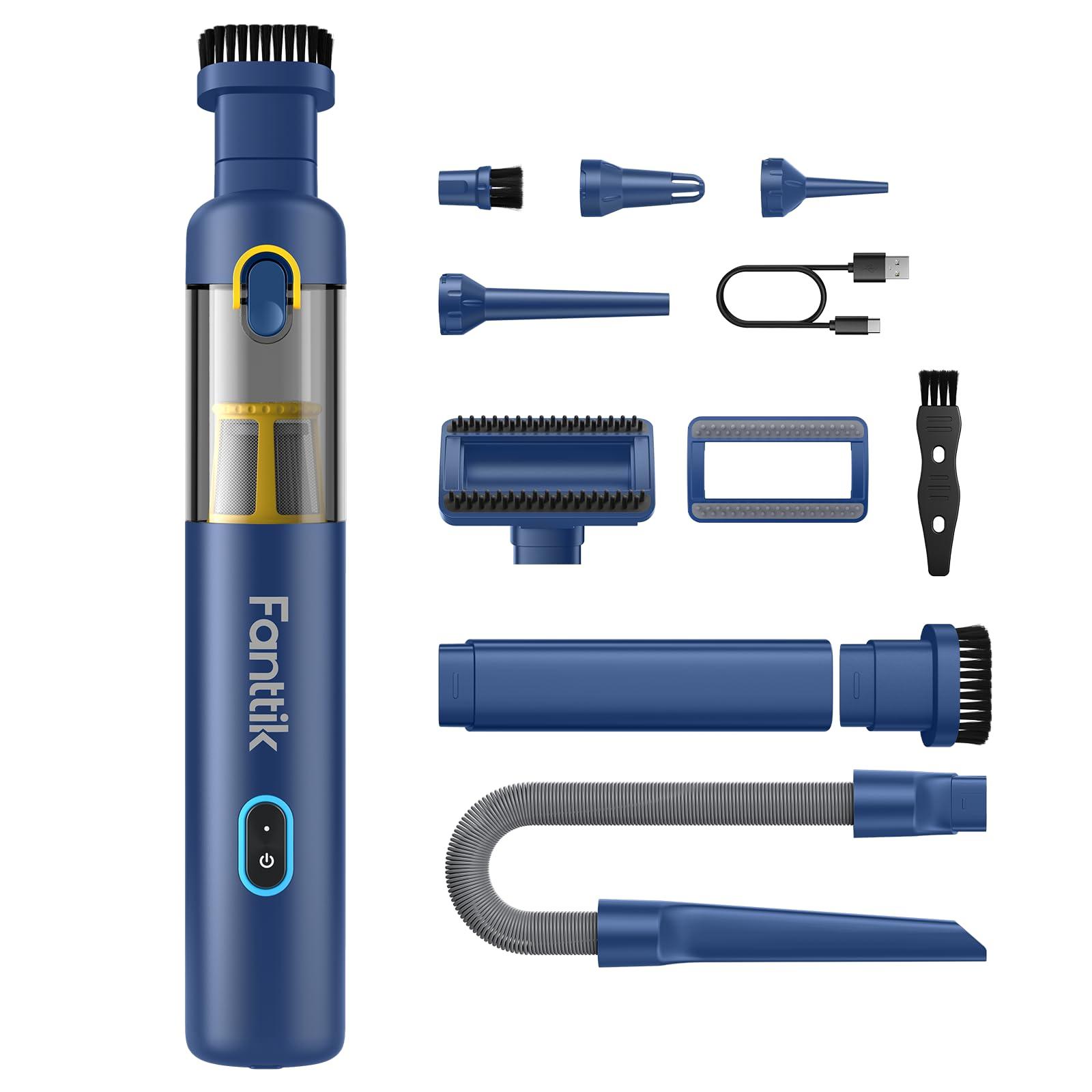 Fanttik Slim V8 Apex Car Vacuum - 19000Pa Suction, Lightweight Cordless Handheld Vacuum