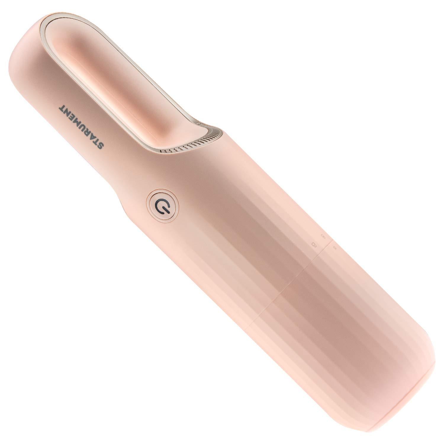 Lightweight Cordless Handheld Vacuum Cleaner for Pet Hair, Dust, and Dirt - Rechargeable USB-C Pink