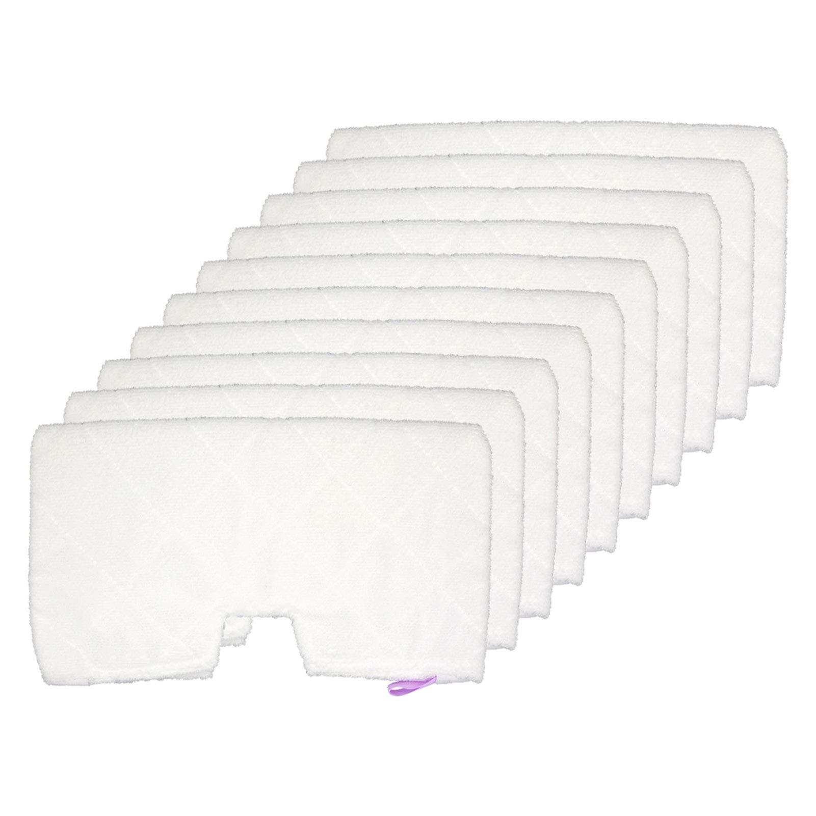 10 Pack Reusable Washable Steam Mop Pads Replacement for Shark Steam Pocket Mops