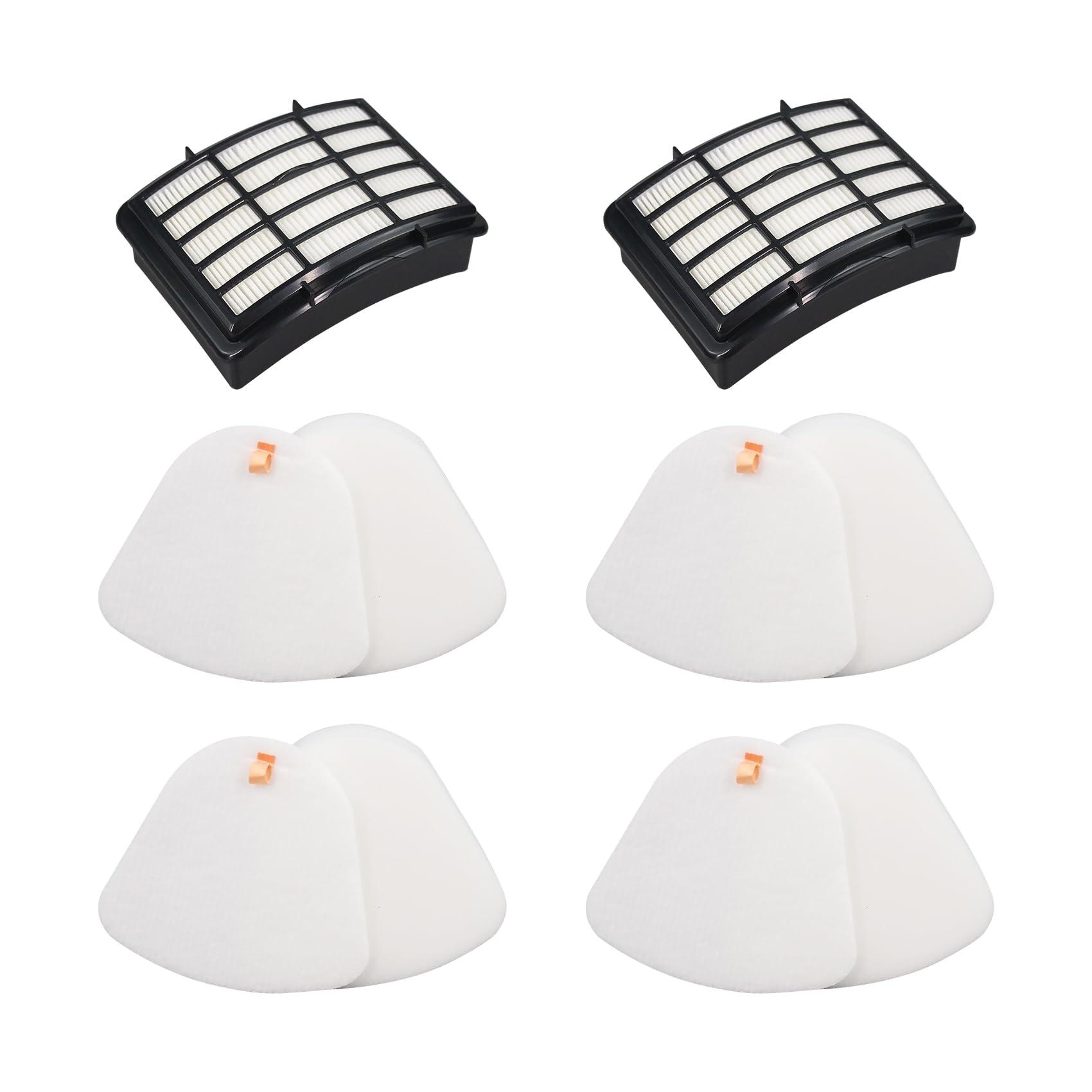 Replacement Filter Kit for Shark Navigator Lift-Away XL Multisurface Upright Vacuum - HEPA and Foam Filters (2 HEPA Filter and 4 Foam Filter)