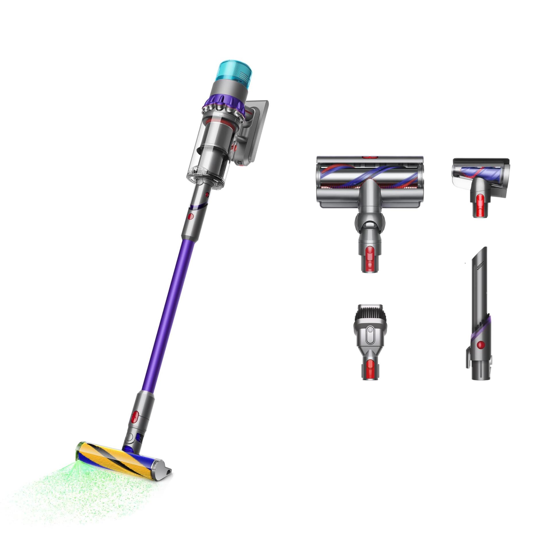 Dyson Gen5Detect HEPA Cordless Vacuum Cleaner with LCD Screen, Powerful Suction, Purple/Purple