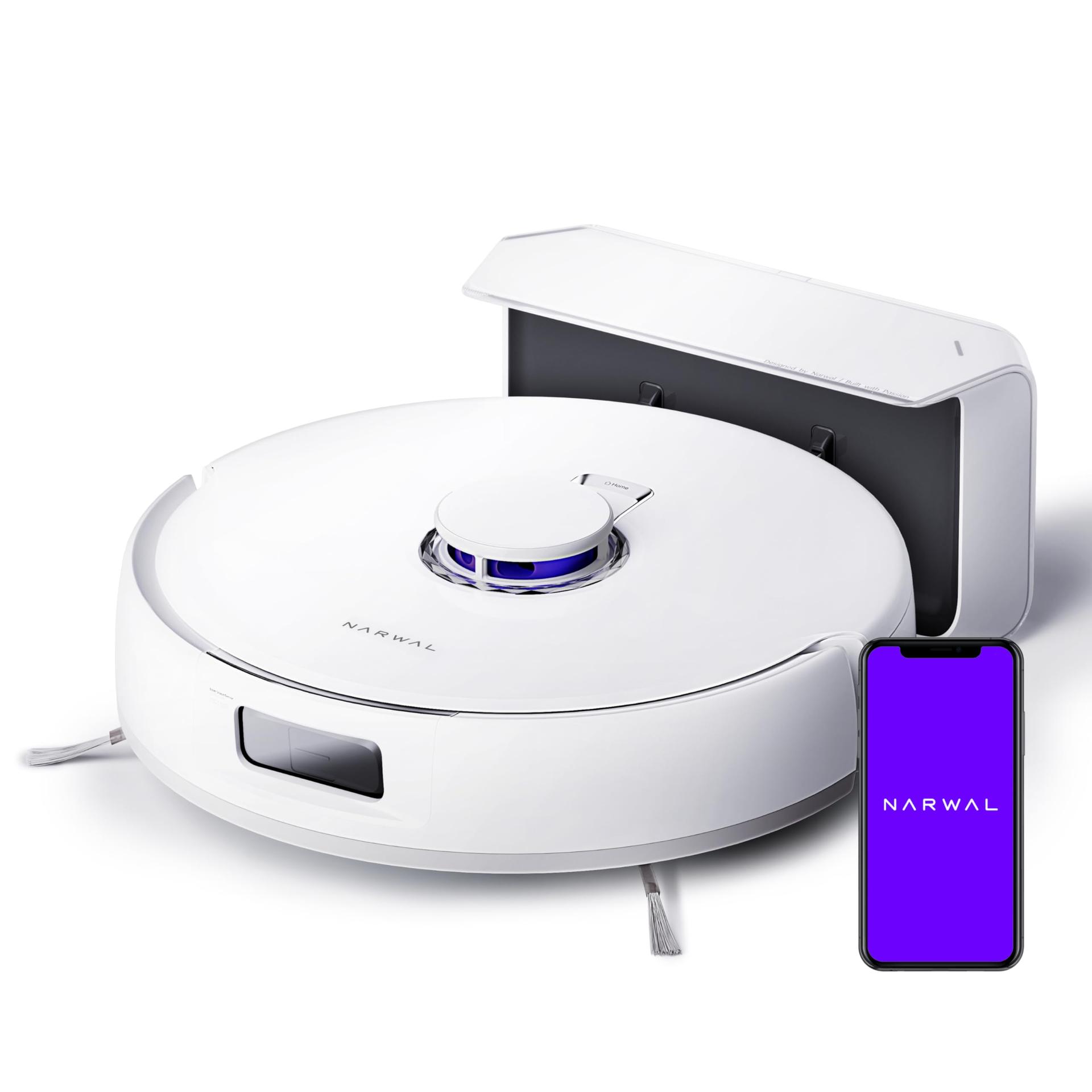 Narwal Freo X Plus Robot Vacuum and Mop with 7-Week Dust Storage, Zero Tangles, 7800Pa Suction, Mopping, Tri-Laser Obstacle Avoidance, Lidar Navigation