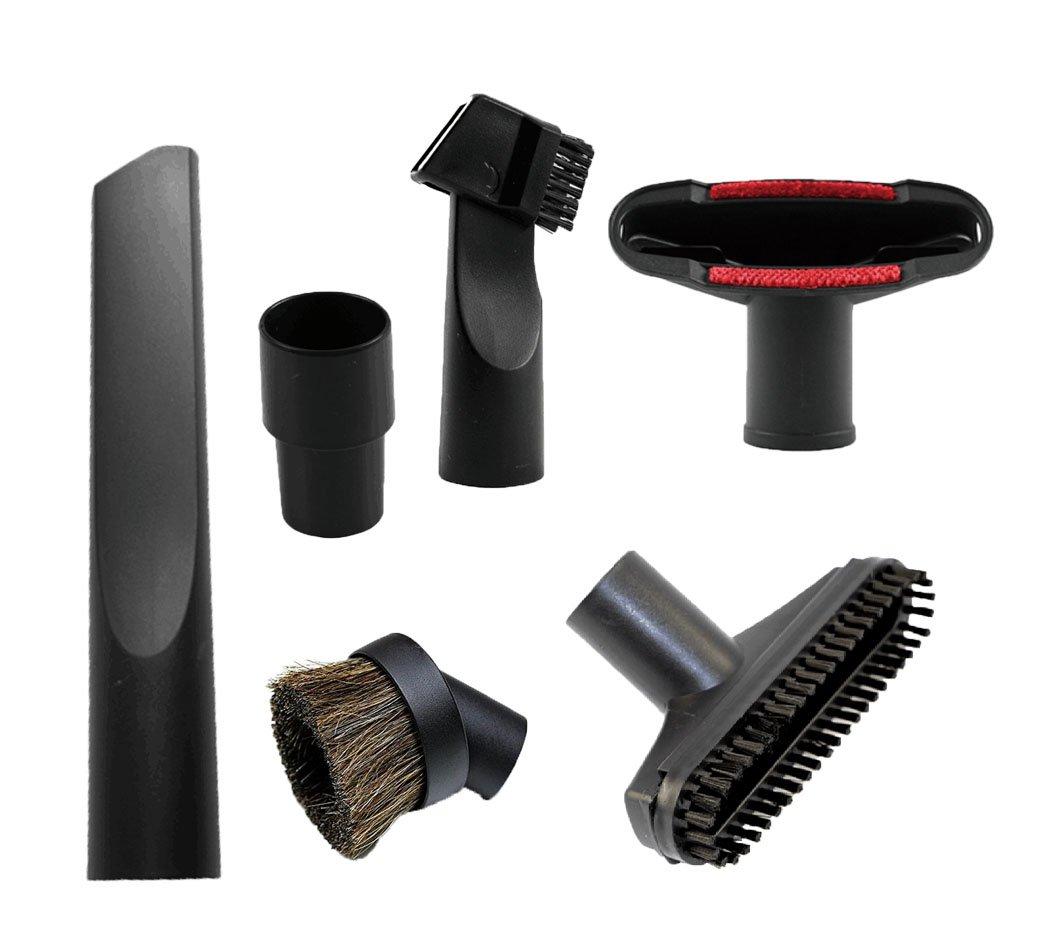 Vacuum Attachments Accessories Kit for 1-1/4" & 1-3/8" Standard Hoses - 6 Piece Set